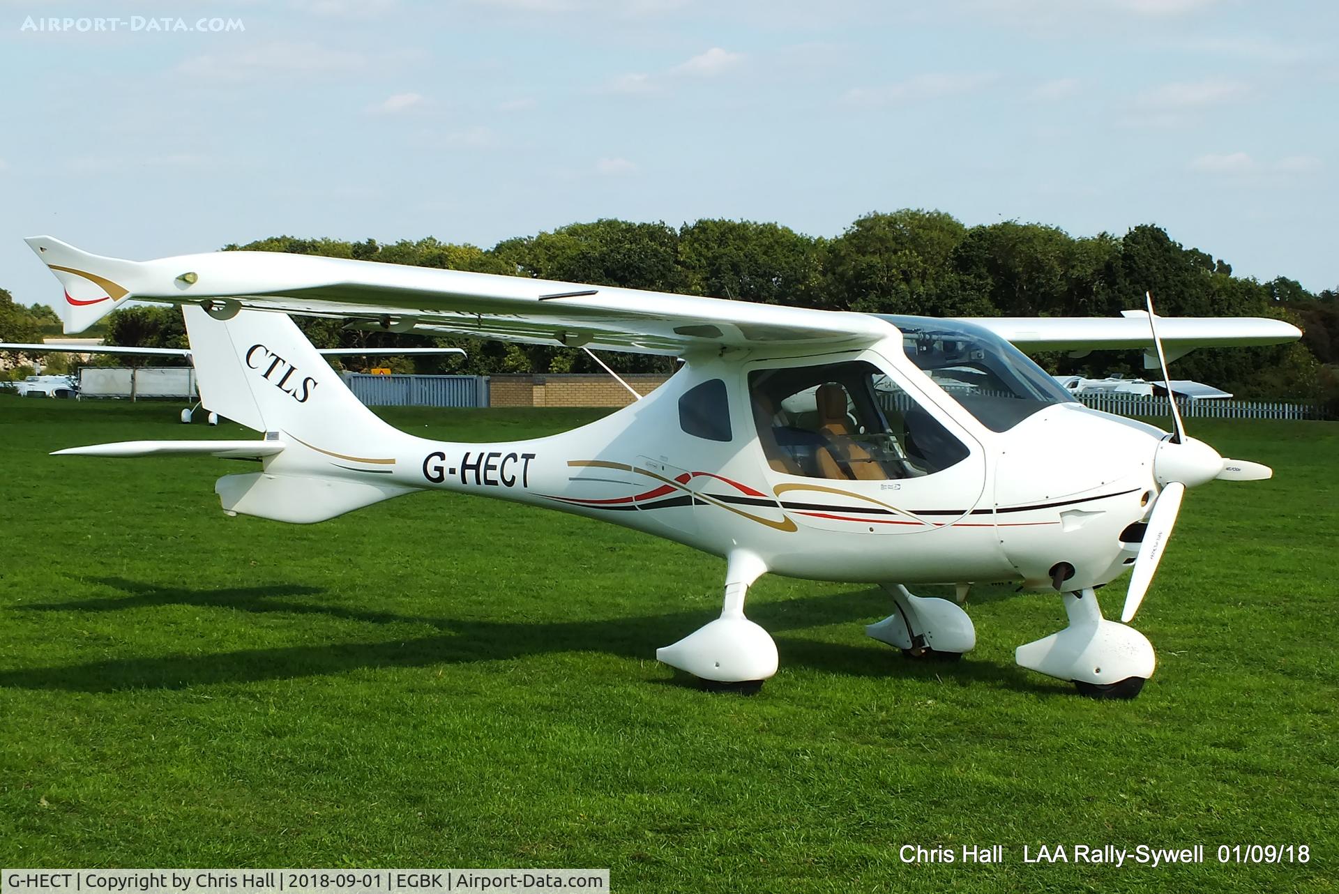 G-HECT, 2009 Flight Design CTLS C/N F-09-04-06, 2018 LAA Rally, Sywell