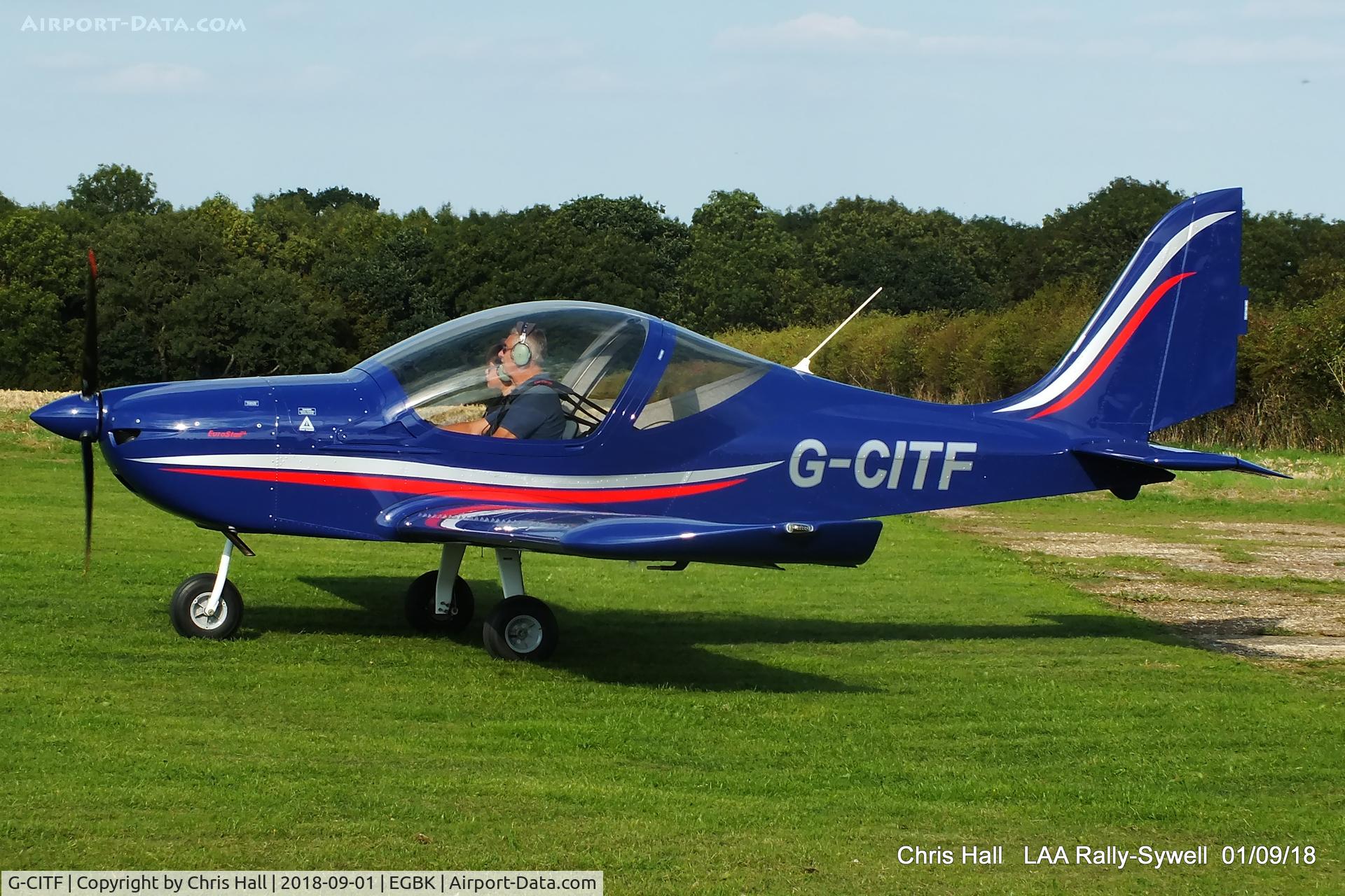 G-CITF, 2015 Evektor EV-97 Eurostar SL C/N 2015-4223, 2018 LAA Rally, Sywell