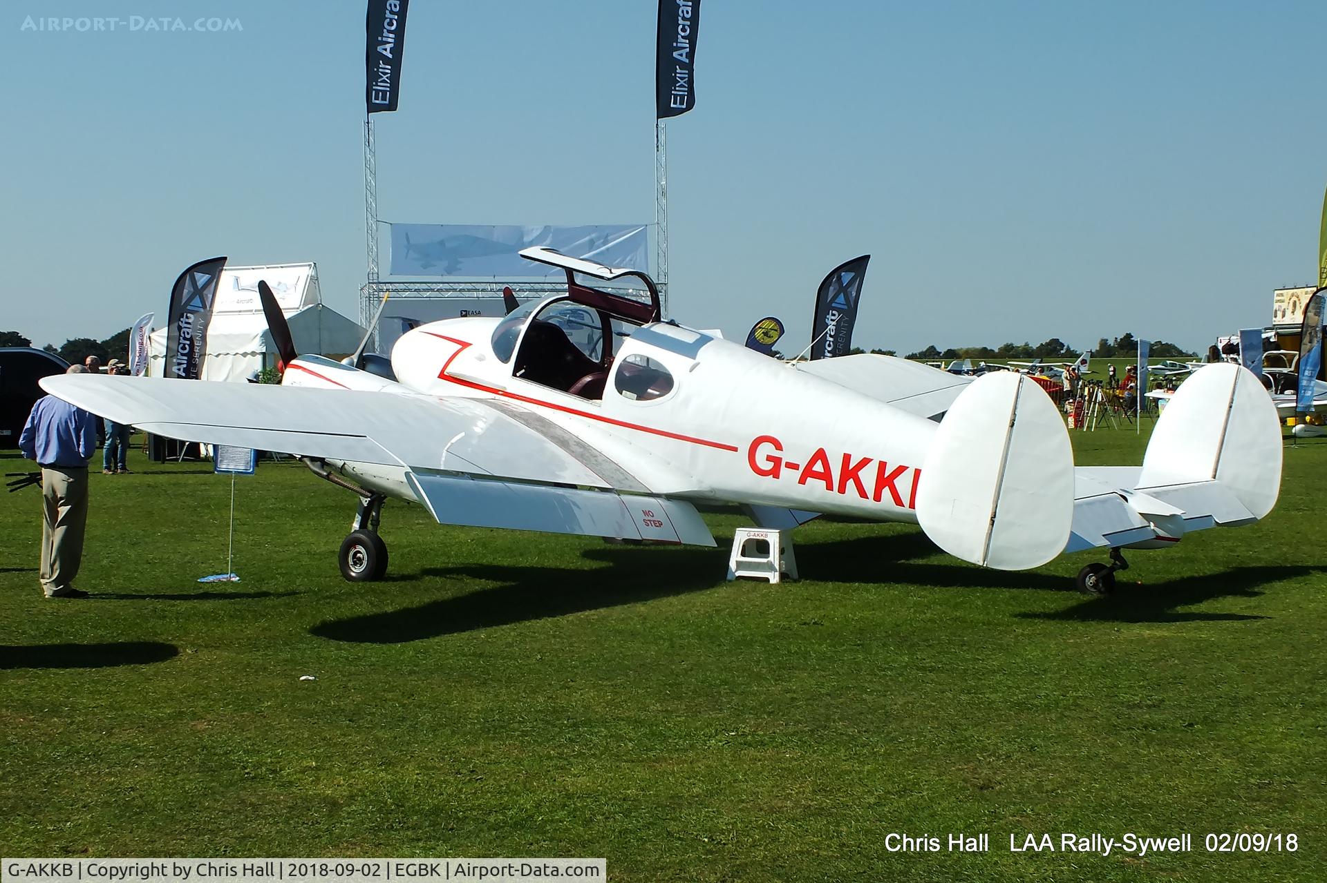 G-AKKB, 1947 Miles M-65 Gemini 1A C/N 6537, 2018 LAA Rally, Sywell