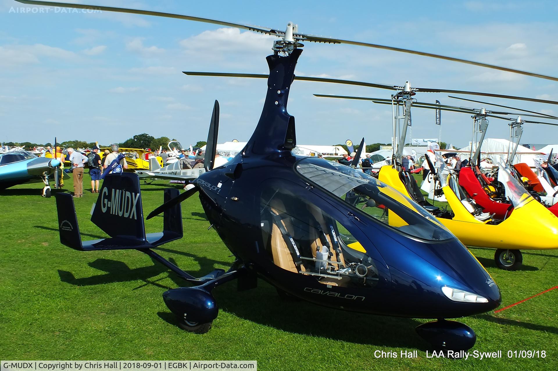 G-MUDX, 2017 AutoGyro Cavalon C/N RSUK/CVLN/022, 2018 LAA Rally, Sywell
