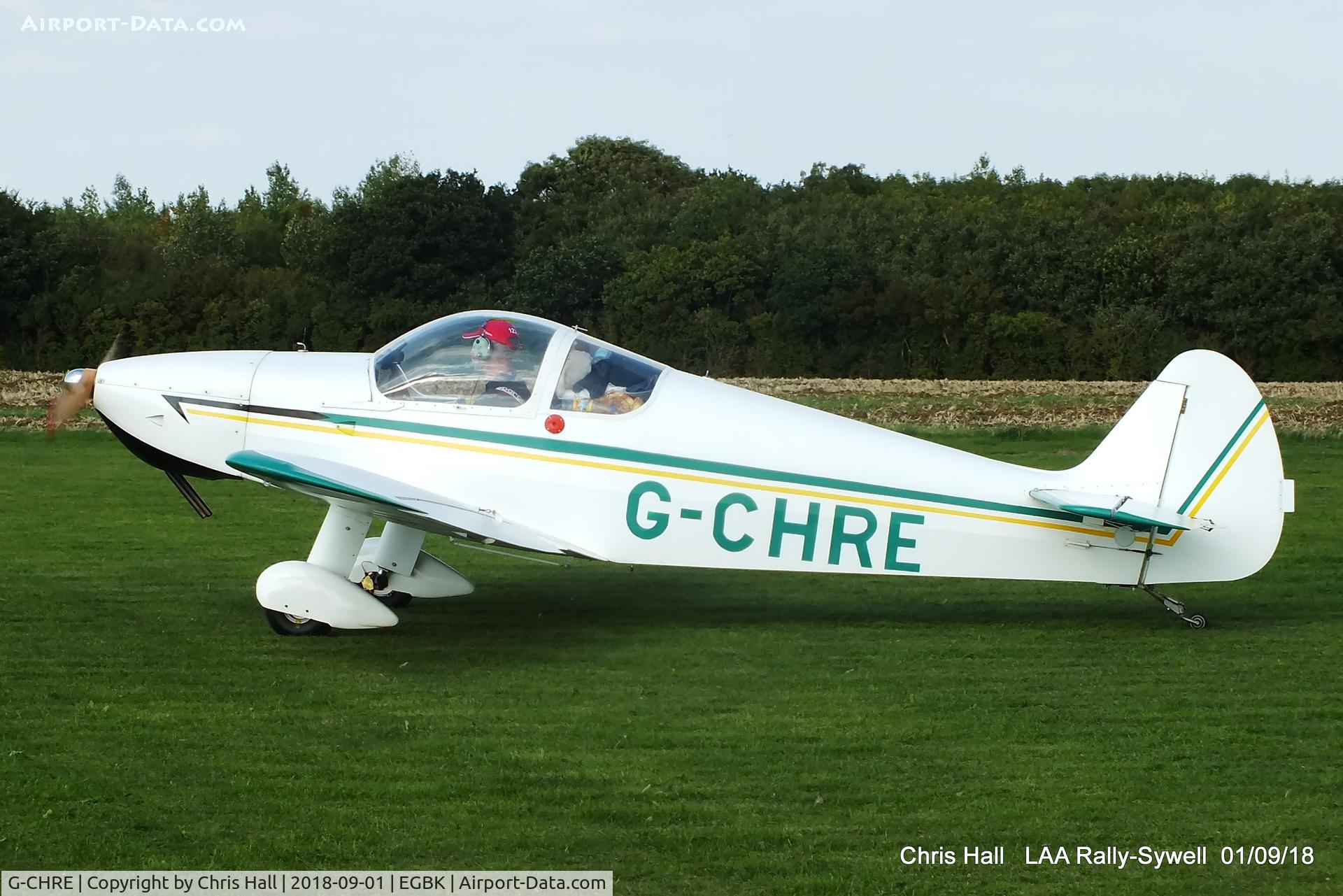 G-CHRE, Nicollier HN-700 Menestrel II C/N PFA 217-13867, 2018 LAA Rally, Sywell
