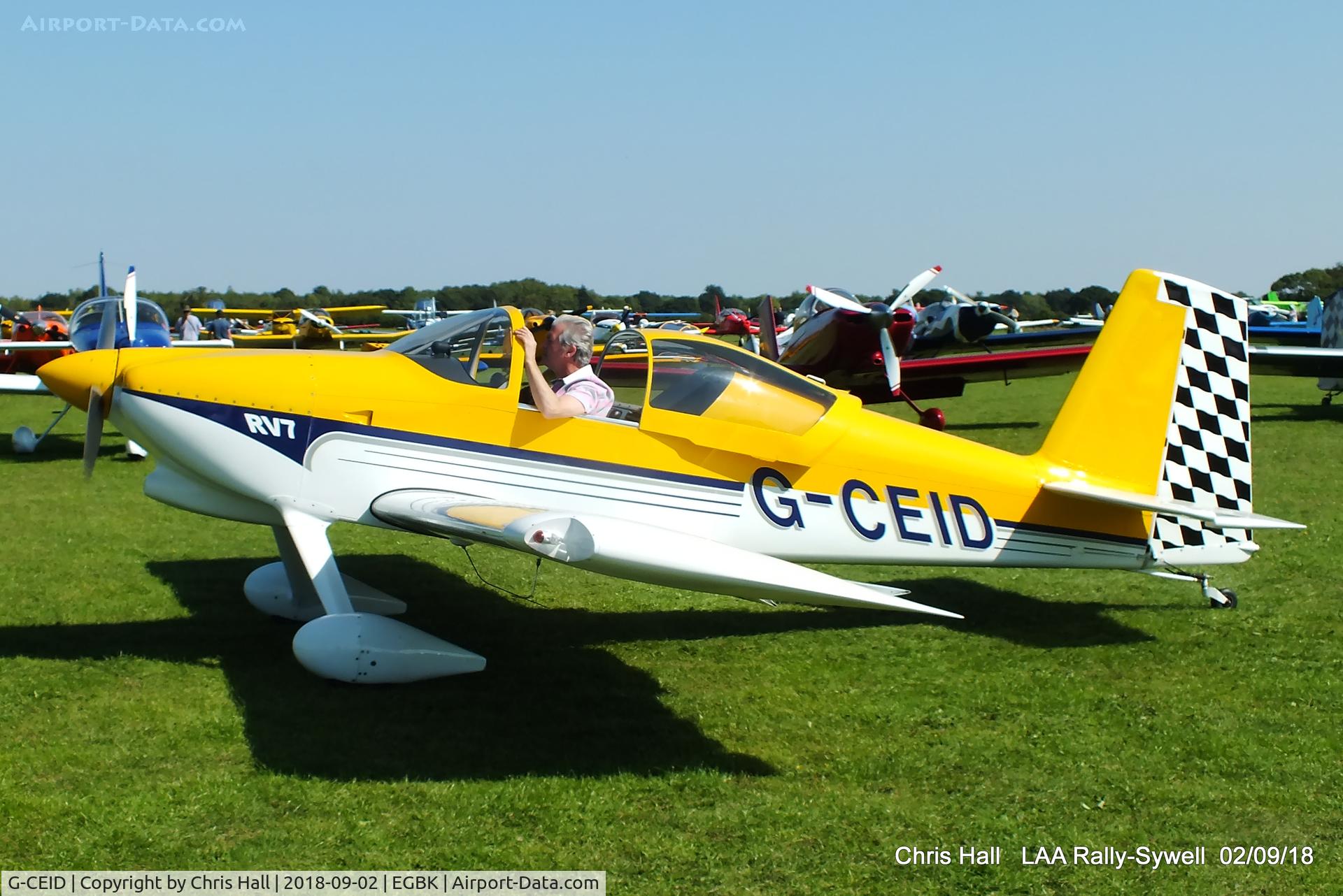 G-CEID, 2007 Vans RV-7 C/N PFA 323-14403, 2018 LAA Rally, Sywell