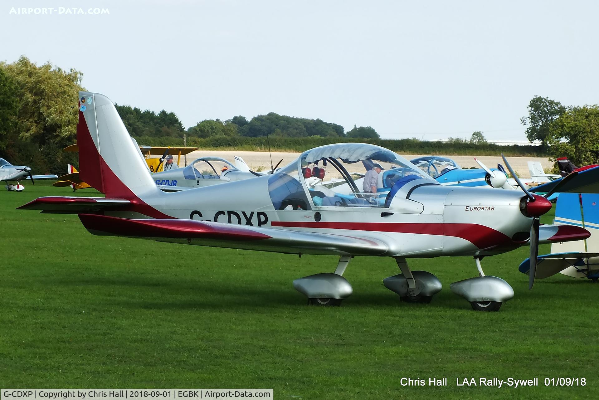 G-CDXP, 2006 Aerotechnik EV-97 Eurostar C/N PFA 315-14530, 2018 LAA Rally, Sywell