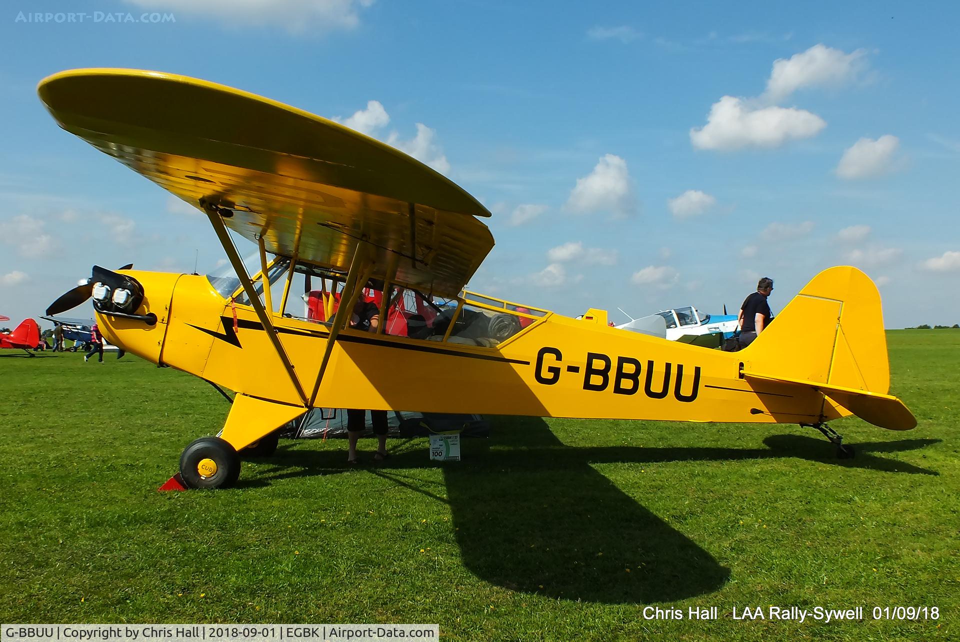 G-BBUU, 1943 Piper J3C-65 Cub Cub C/N 10354, 2018 LAA Rally, Sywell