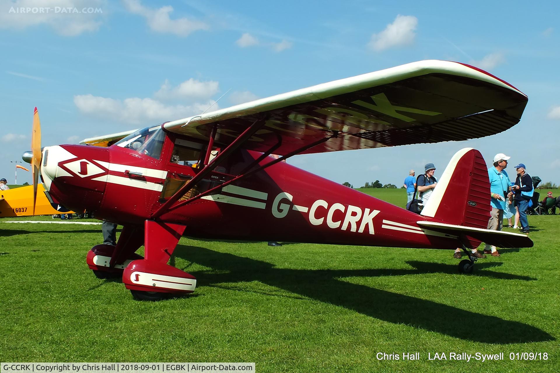 G-CCRK, 1946 Luscombe 8A C/N 3186, 2018 LAA Rally, Sywell