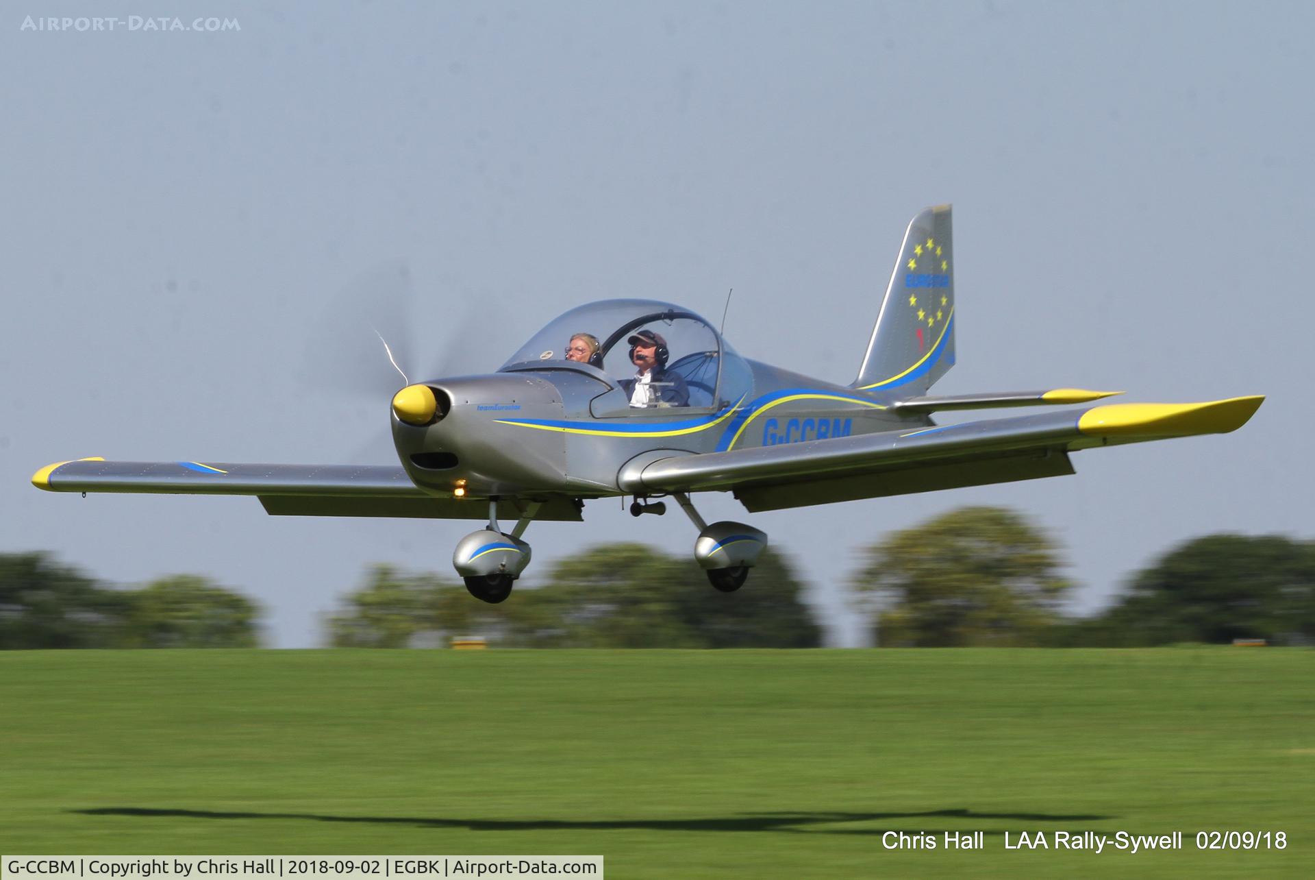 G-CCBM, 2003 Aerotechnik EV-97 Eurostar C/N PFA 315-14023, 2018 LAA Rally, Sywell