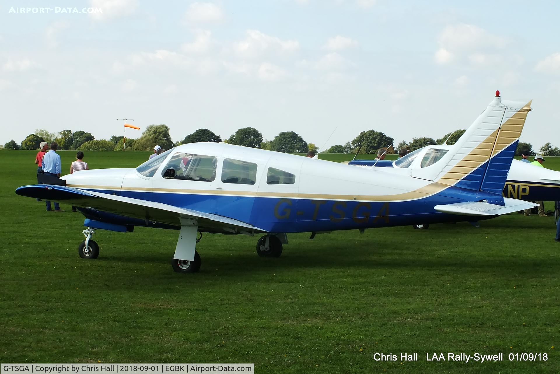 G-TSGA, 1977 Piper PA-28R-201 Cherokee Arrow III C/N 28R-7737082, 2018 LAA Rally, Sywell