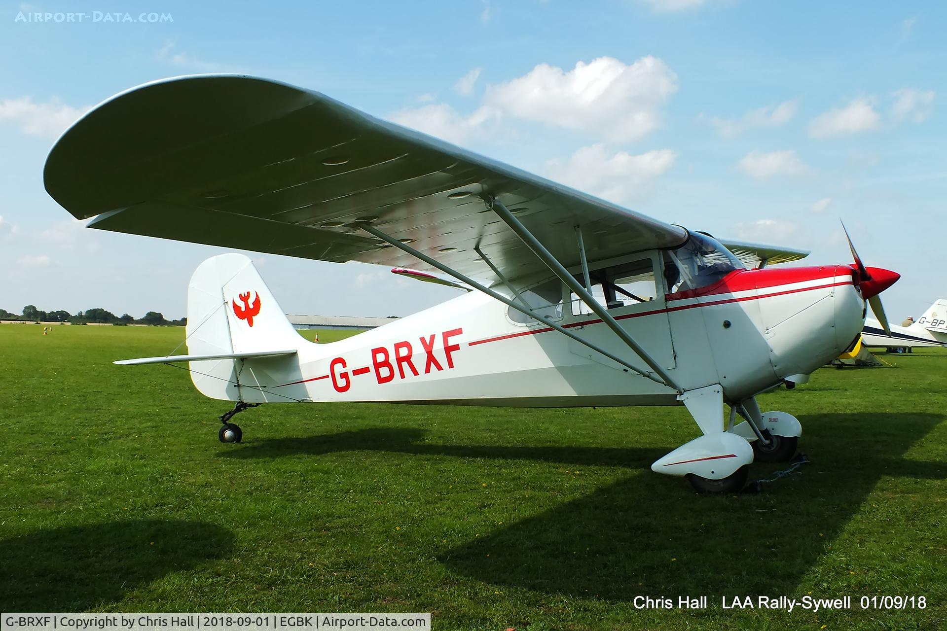 G-BRXF, 1946 Aeronca 11AC Chief C/N 11AC-1033, 2018 LAA Rally, Sywell