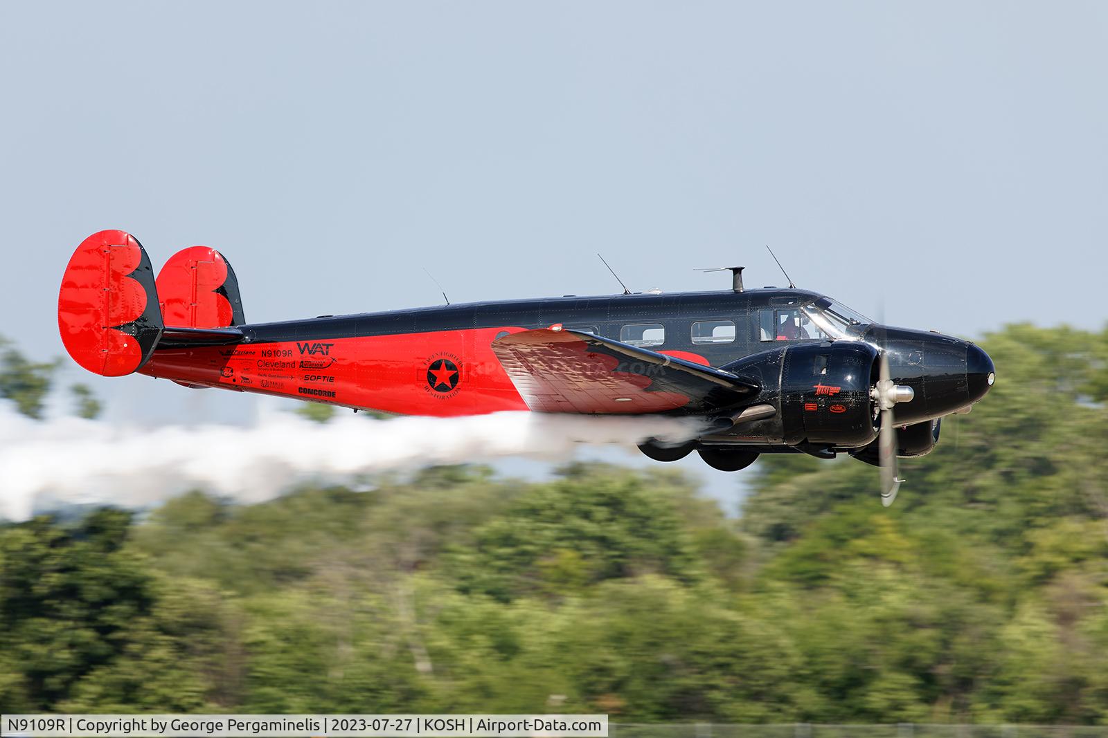 N9109R, 1943 Beech C18S (AT-7C) C/N 4383 (5676), Airventure 2023.