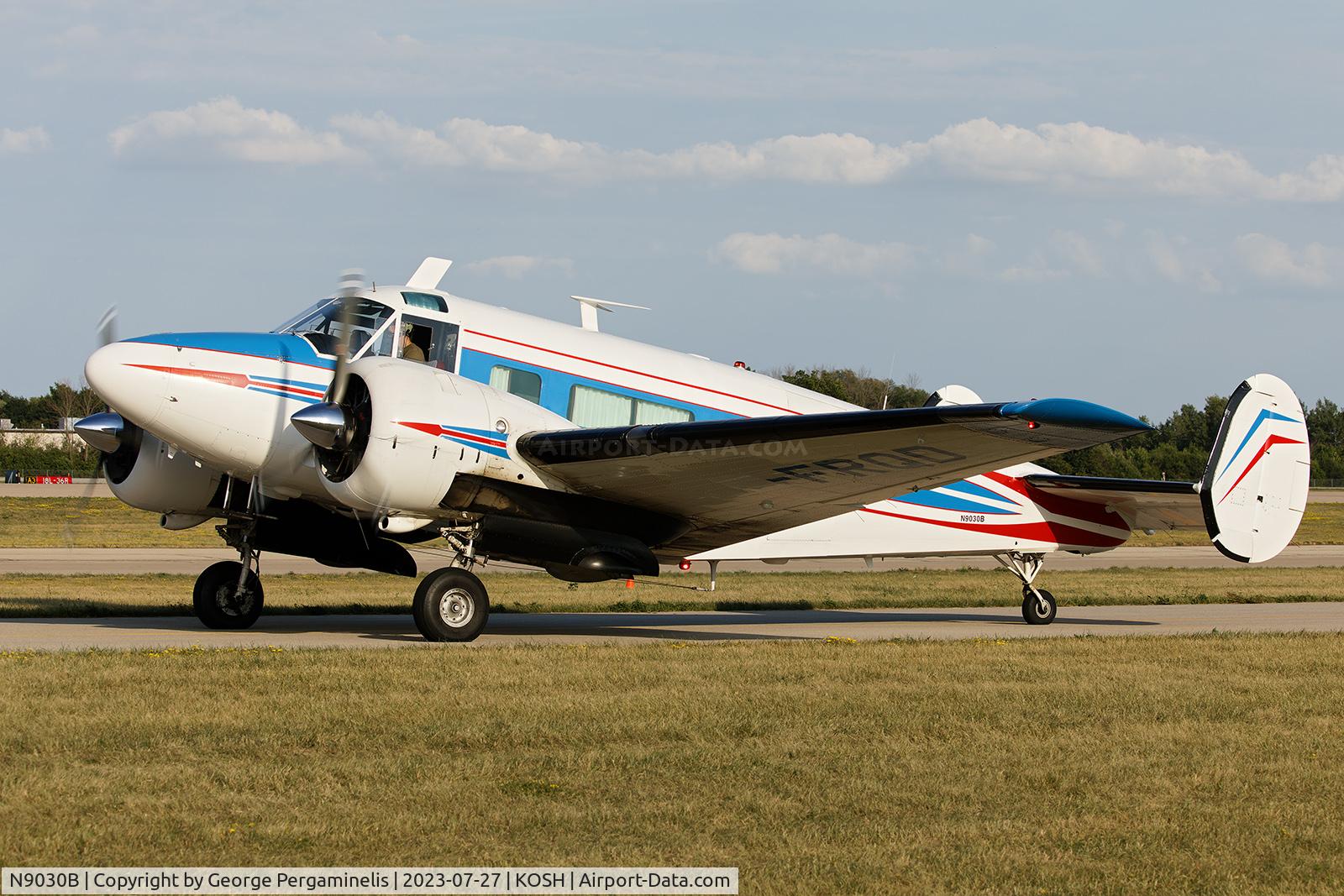 N9030B, 1962 Beech H18 C/N BA-641, Airventure 2023.