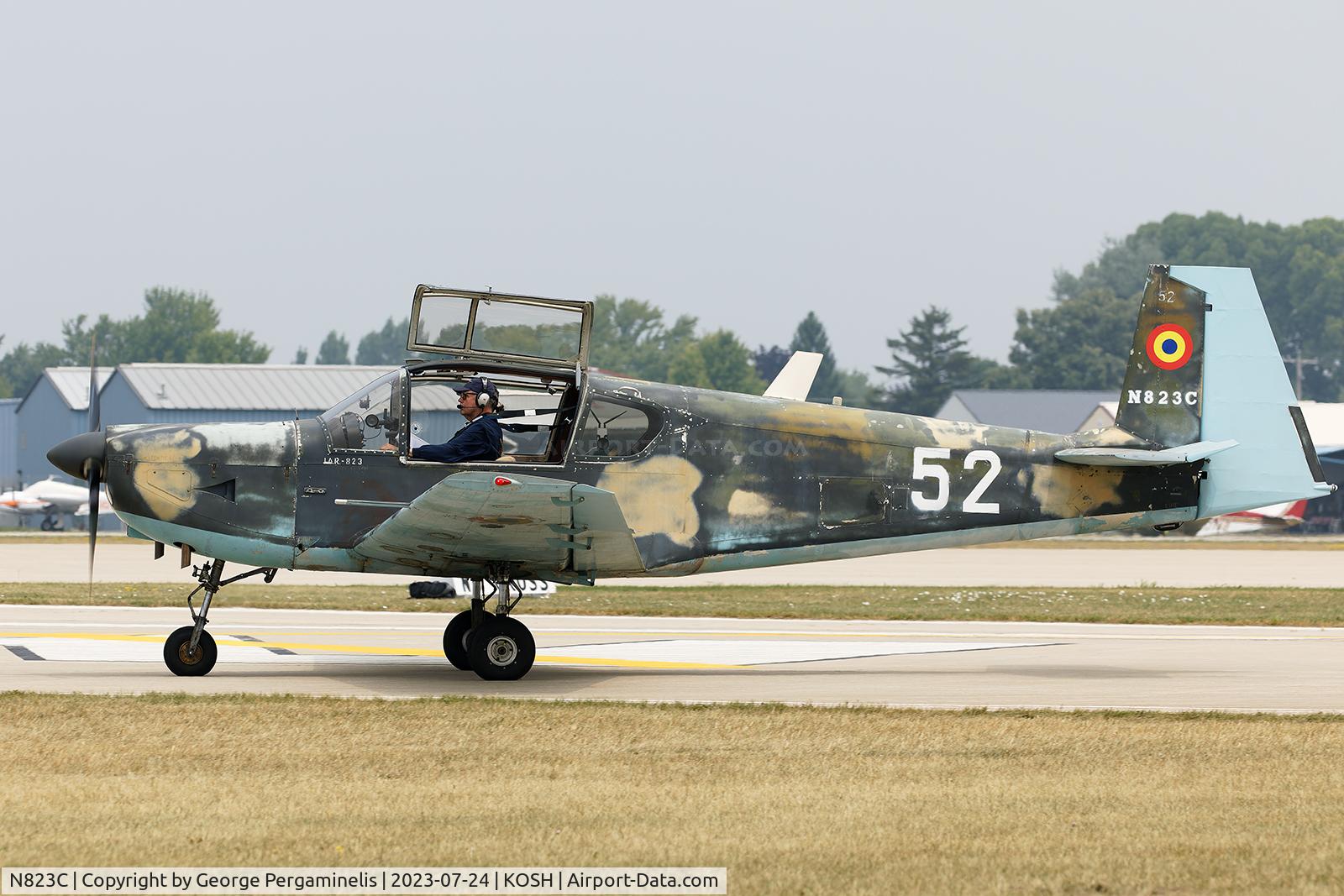 N823C, 1982 IAR IAR-823 C/N 73, Airventure 2023.