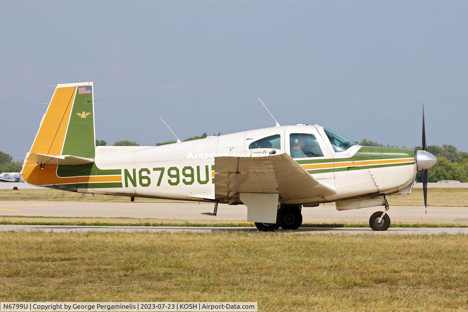 N6799U, 1963 Mooney M20C Ranger C/N 2511, Airventure 2023.