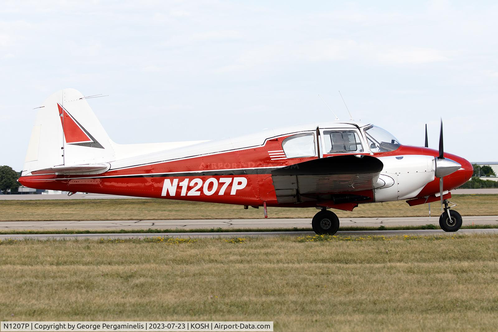 N1207P, 1955 Piper PA-23 C/N 23-223, Airventure 2023.