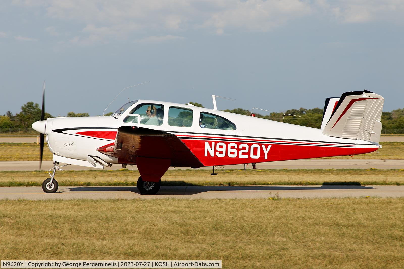 N9620Y, 1962 Beech P35 Bonanza C/N D-7055, Airventure 2023.