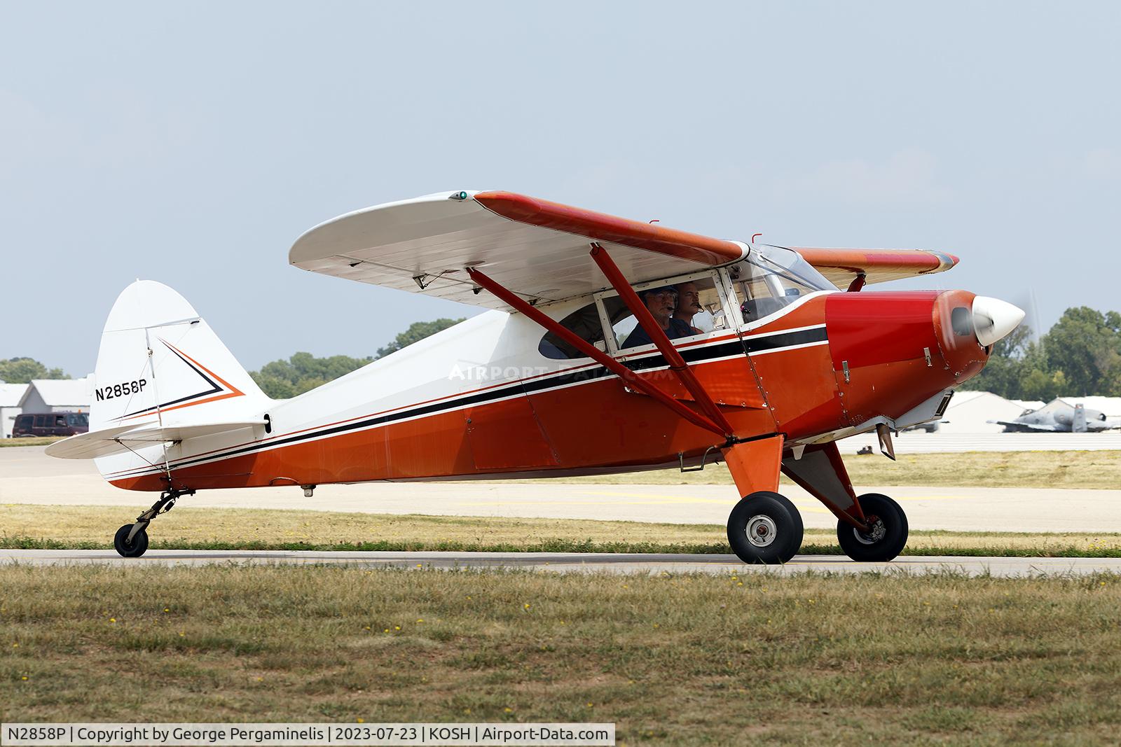 N2858P, 1955 Piper PA-22-150 C/N 22-3159, Airventure 2023.