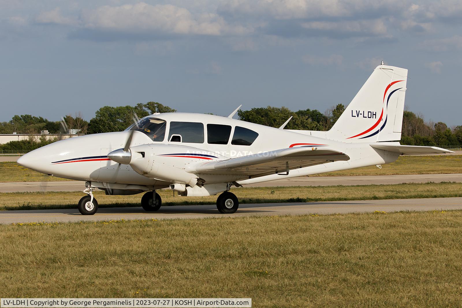 LV-LDH, 1973 Piper PA-23-250 C/N 27-7304978, Airventure 2023.