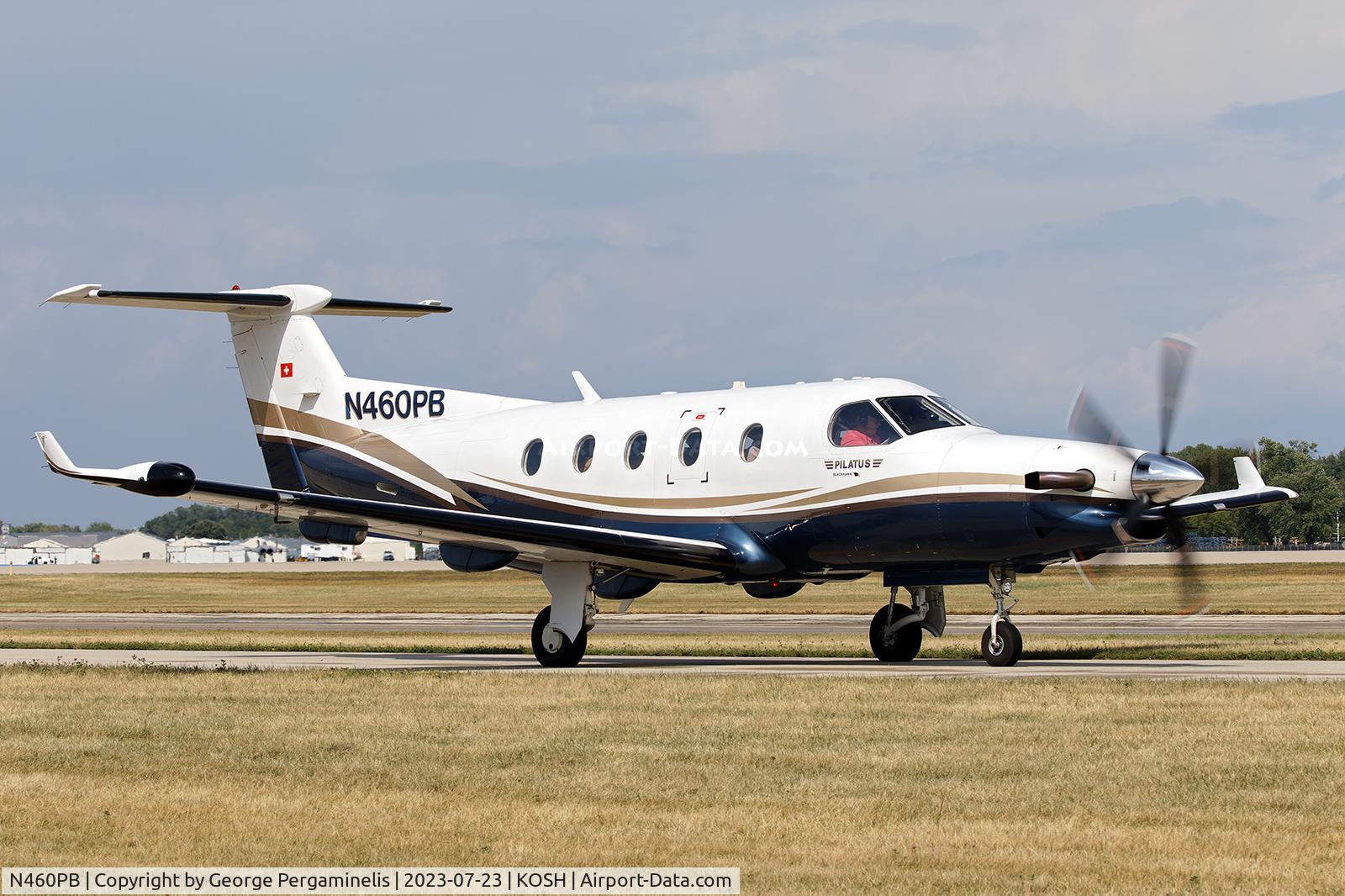 N460PB, 2002 Pilatus PC-12/45 C/N 460, Airventure 2023.