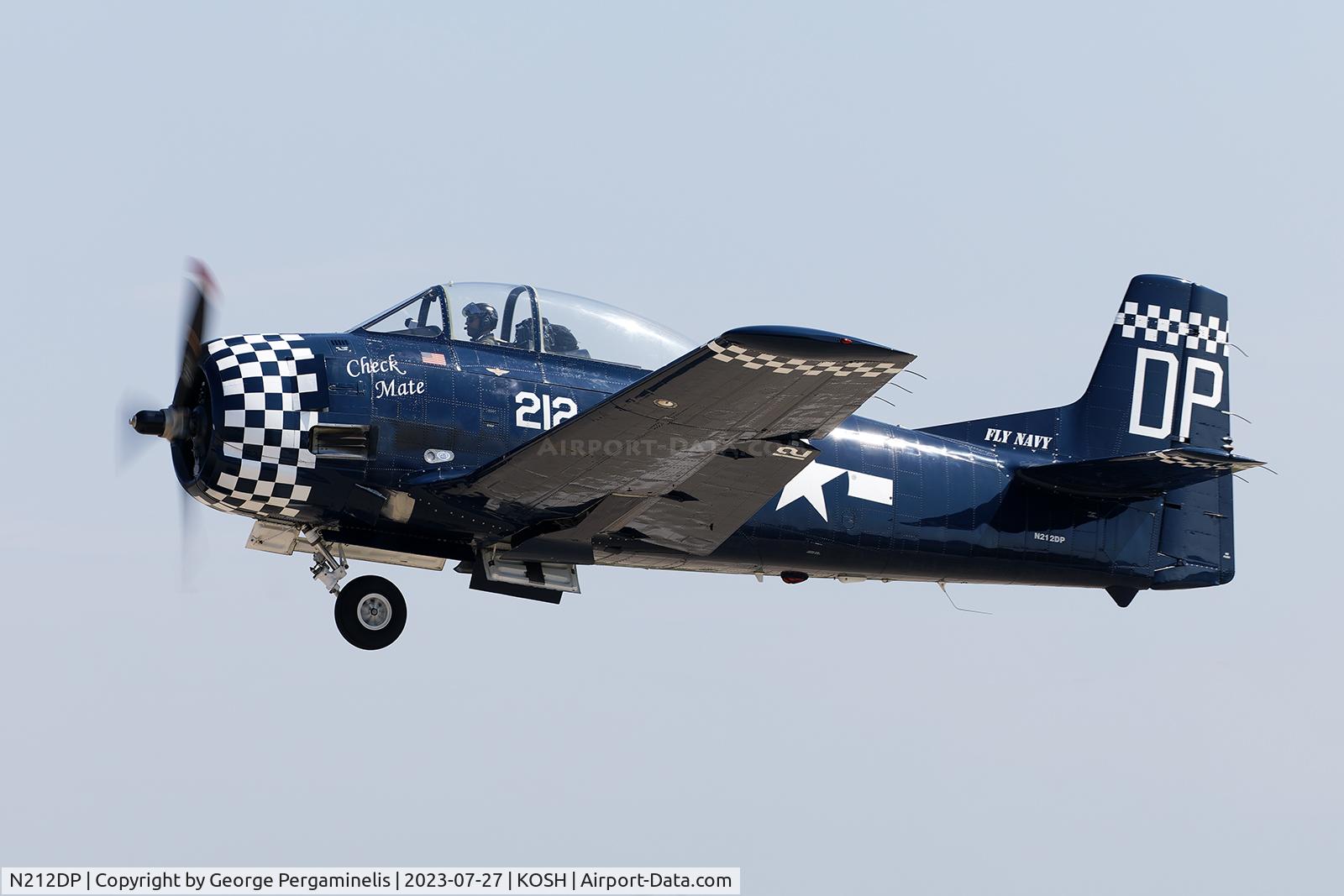 N212DP, 1949 North American T-28A Trojan C/N 159-128, Airventure 2023.