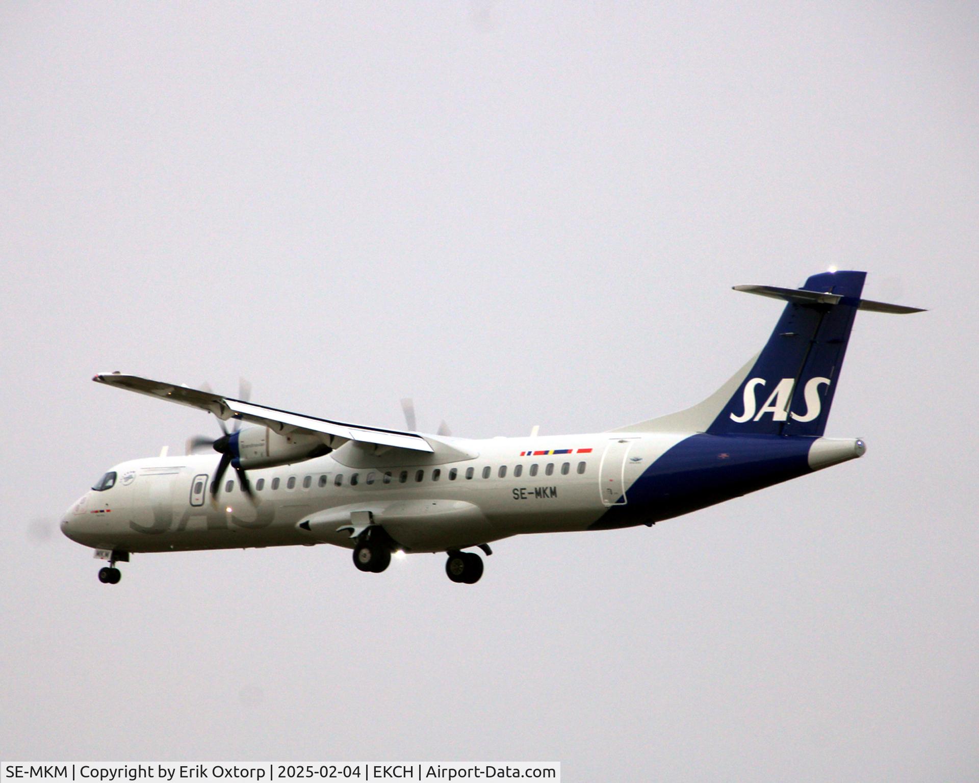 SE-MKM, 2019 ATR 72-212A C/N 1626, SE-MKM landing rw 22L