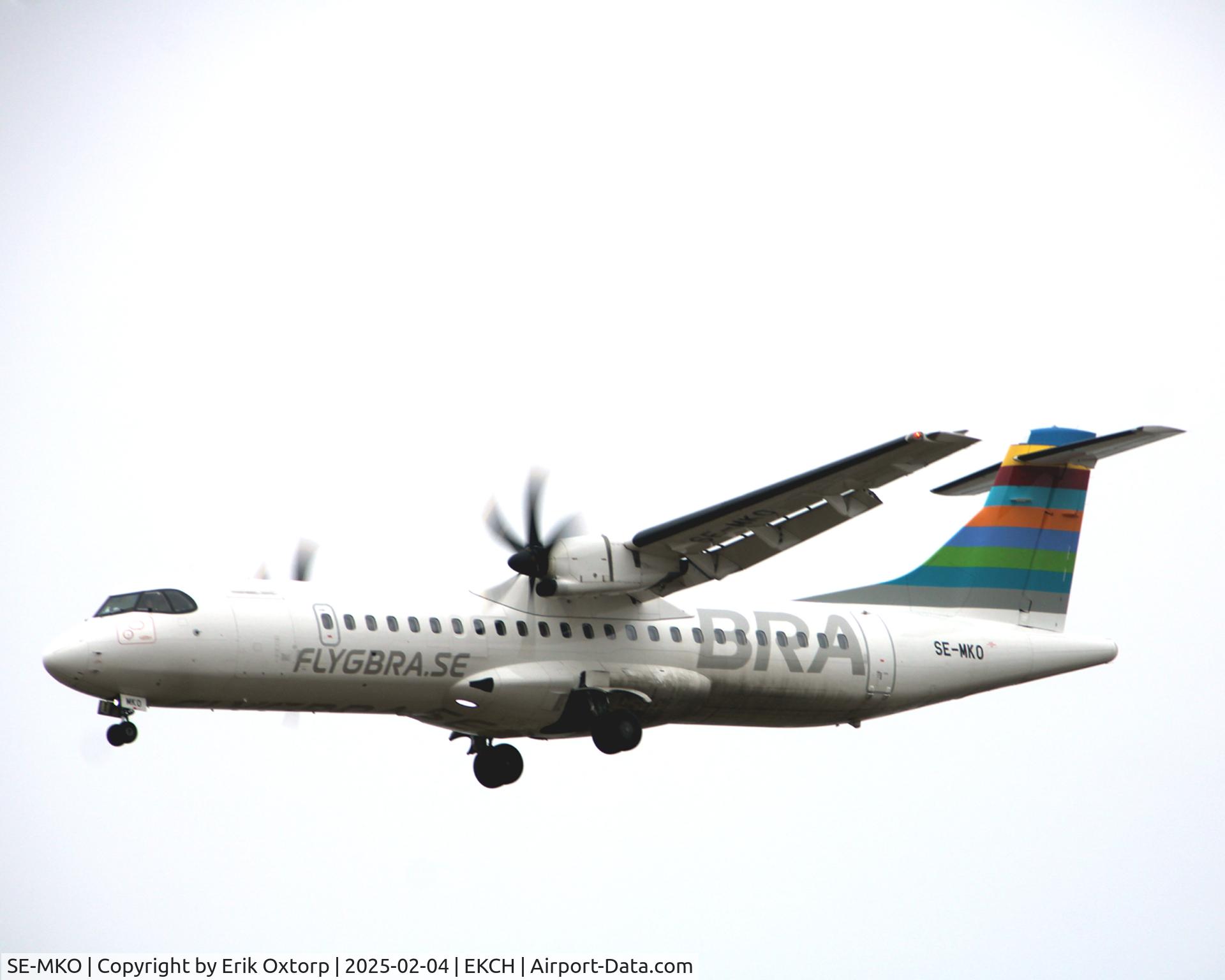 SE-MKO, 2018 ATR 72-600 (72-212A) C/N 1528, SE-MKO landing rw 22L