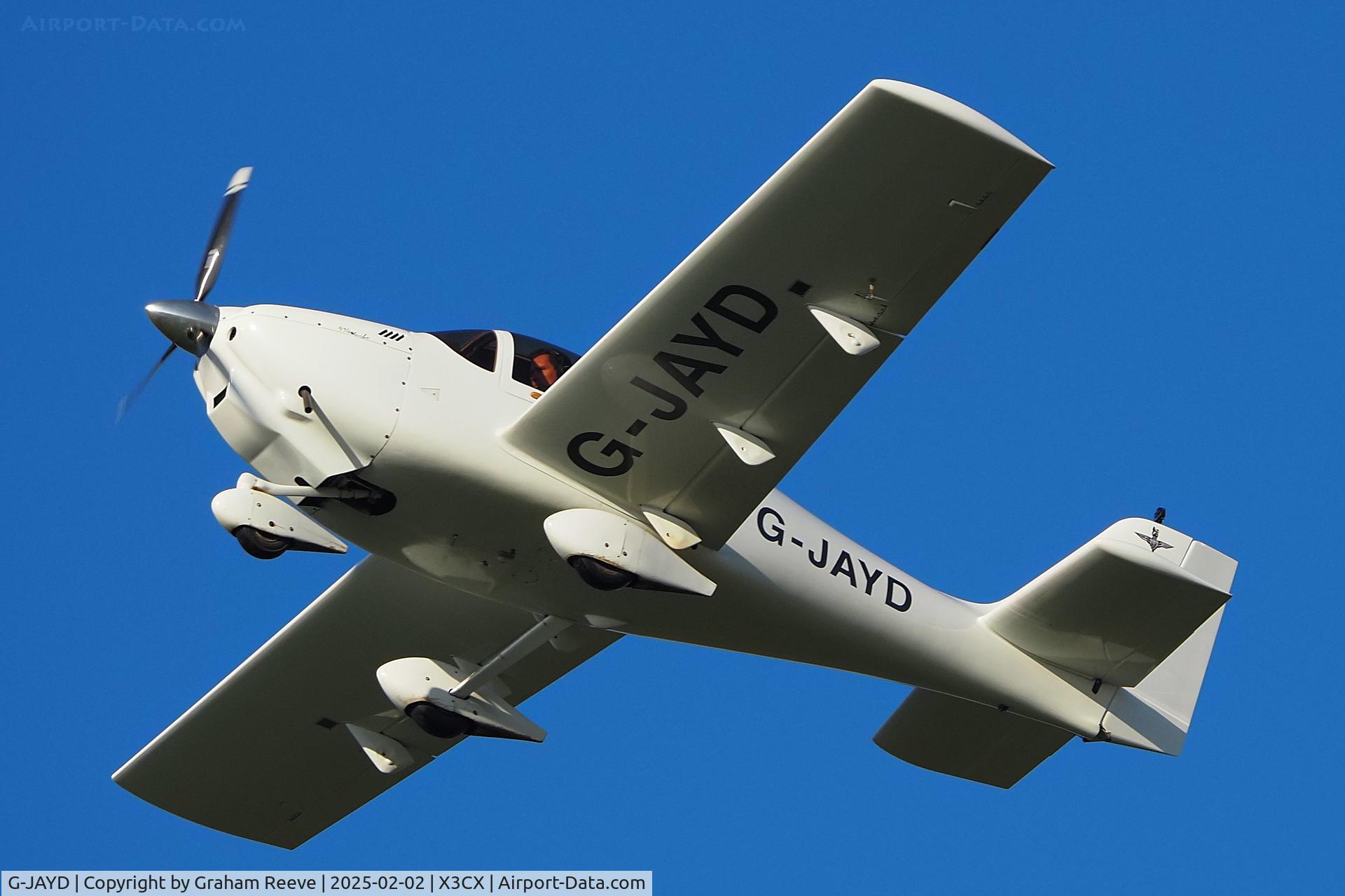 G-JAYD, 2005 Europa XS Tri-Gear C/N PFA 247-13887, Departing from Northrepps.