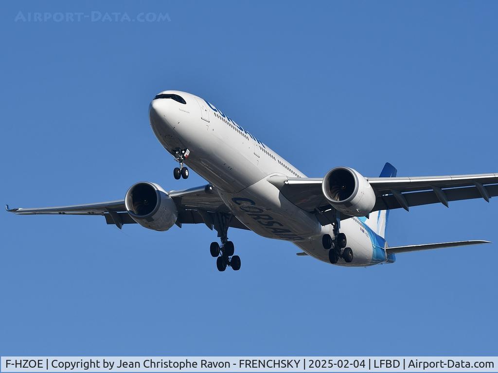 F-HZOE, 2024 Airbus A330-941N C/N 2062, mise en place pour le vol Bordeaux (BOD)	Pointe-a-Pitre (PTP)	SS740