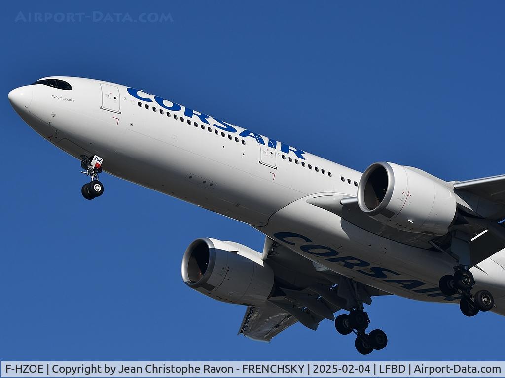 F-HZOE, 2024 Airbus A330-941N C/N 2062, mise en place pour le vol Bordeaux (BOD)	Pointe-a-Pitre (PTP)	SS740
