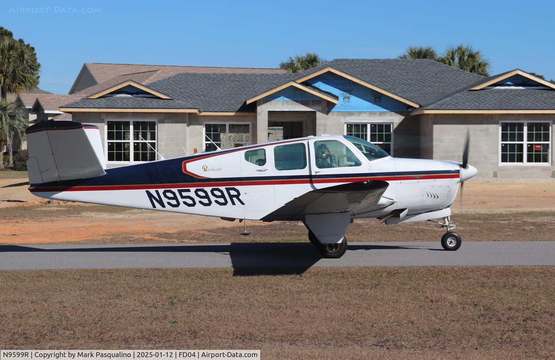 N9599R, 1959 Beech M35 Bonanza C/N D-6206, Beech M35
