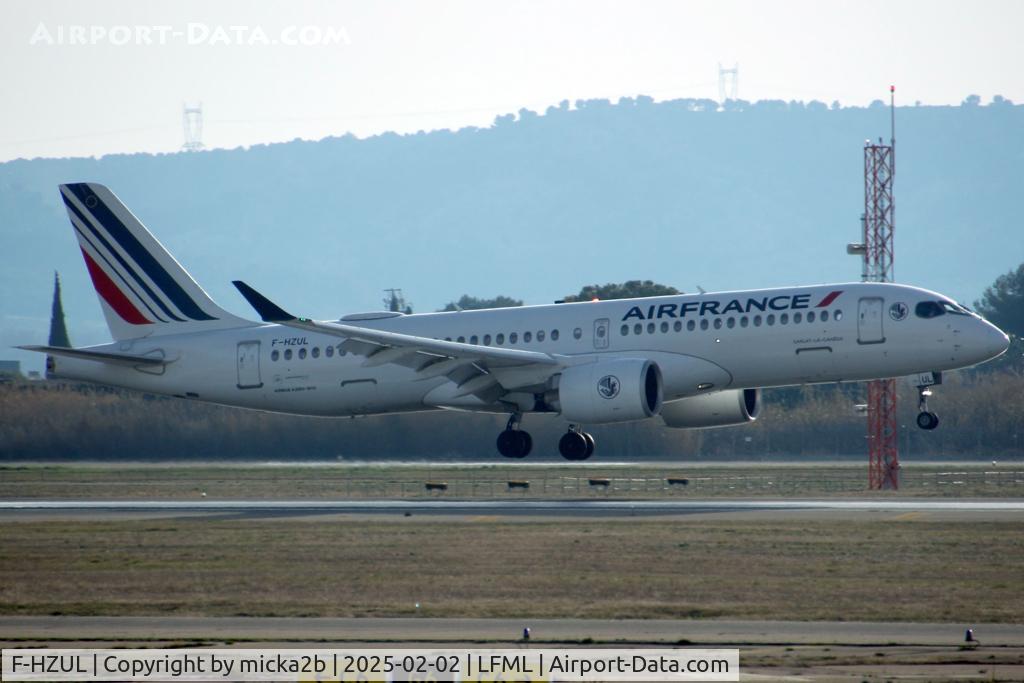 F-HZUL, 2022 Airbus A220-300 C/N 55174, Landing