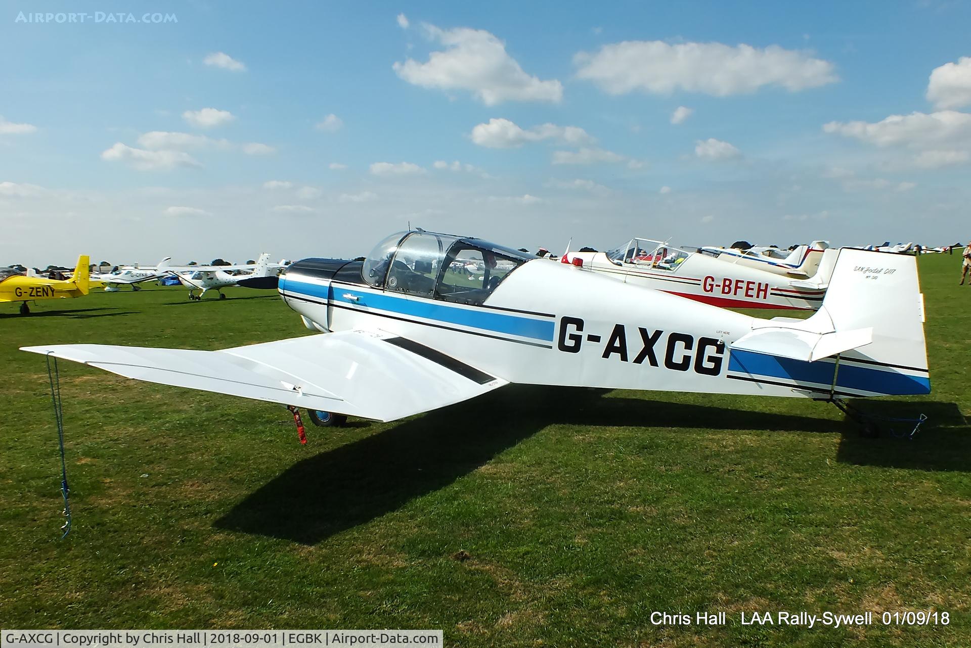 G-AXCG, 1957 SAN Jodel D-117 C/N 510, 2018 LAA Rally, Sywell