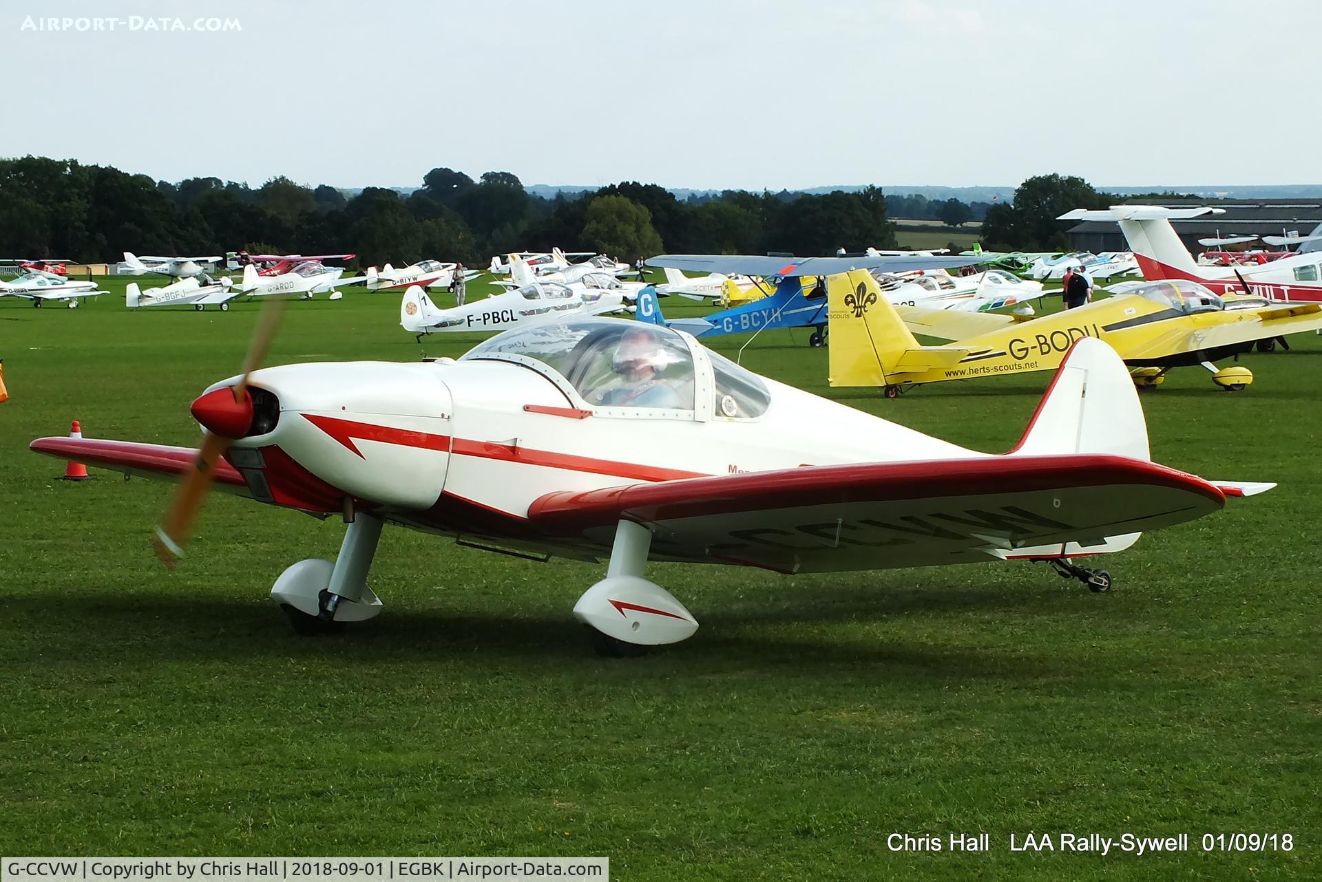 G-CCVW, 2004 Nicollier HN-700 Menestrel II C/N PFA 217-11950, 2018 LAA Rally, Sywell