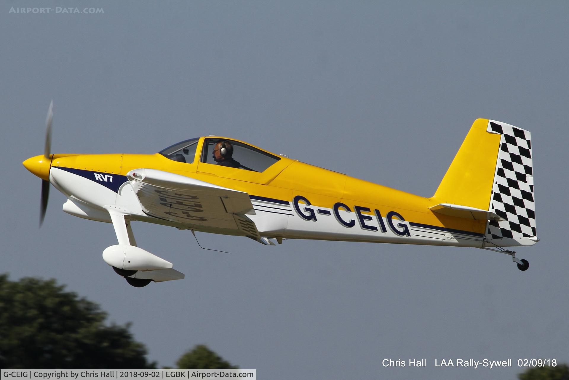G-CEIG, 2007 Vans RV-7 C/N PFA 323-14402, 2018 LAA Rally, Sywell