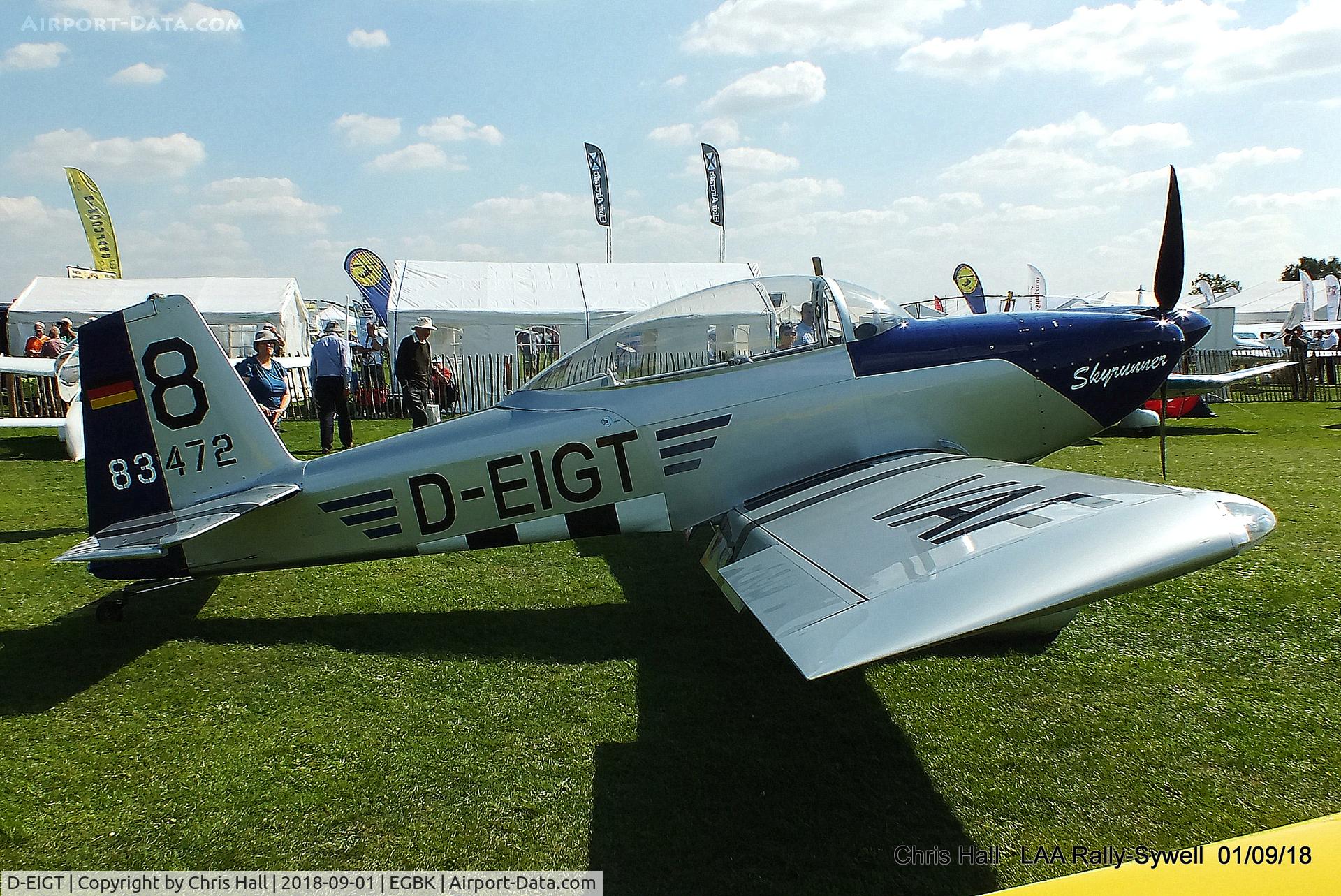 D-EIGT, 2016 Vans RV- 8 C/N 83472, 2018 LAA Rally, Sywell
