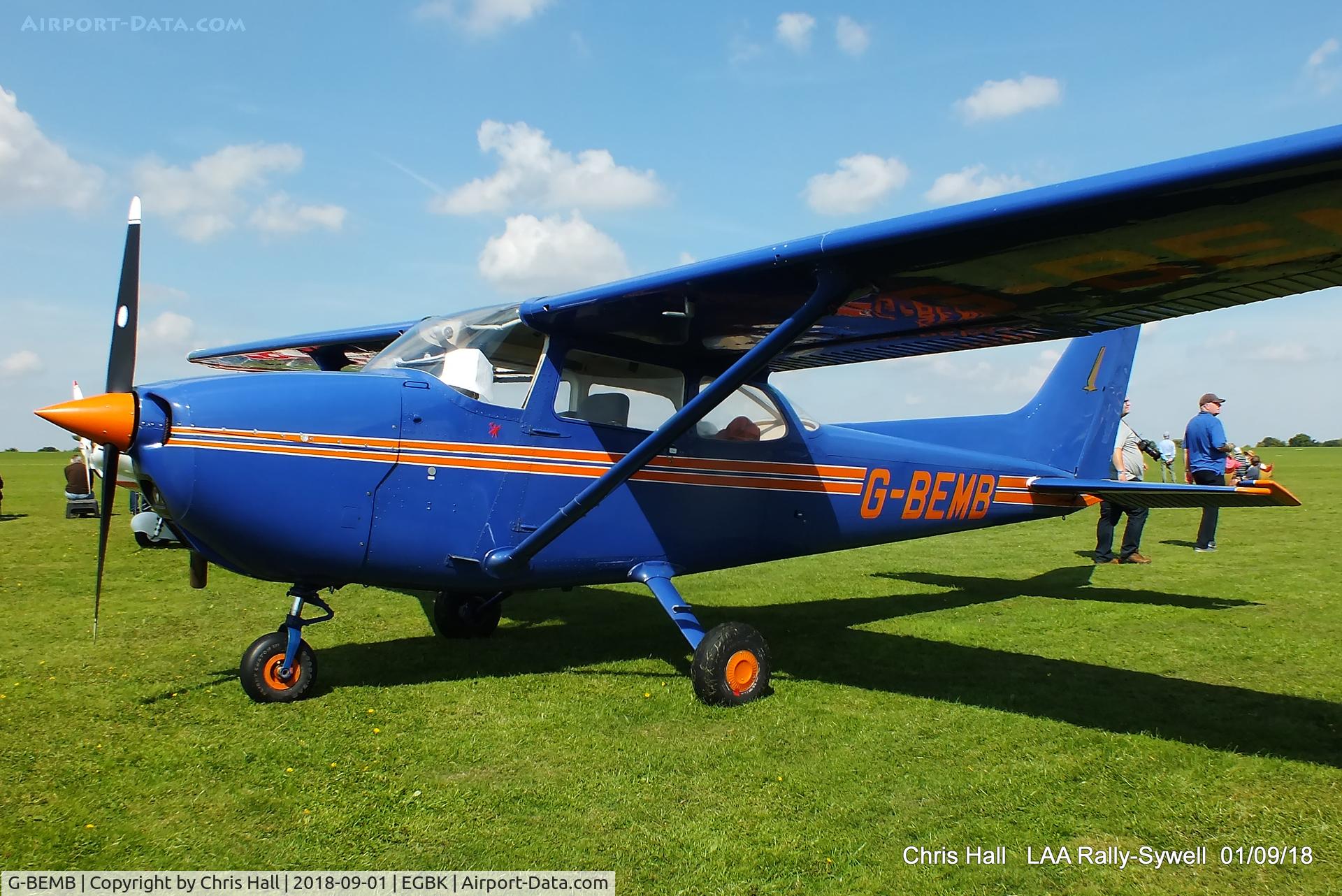 G-BEMB, 1976 Reims F172M ll Skyhawk C/N 1487, 2018 LAA Rally, Sywell