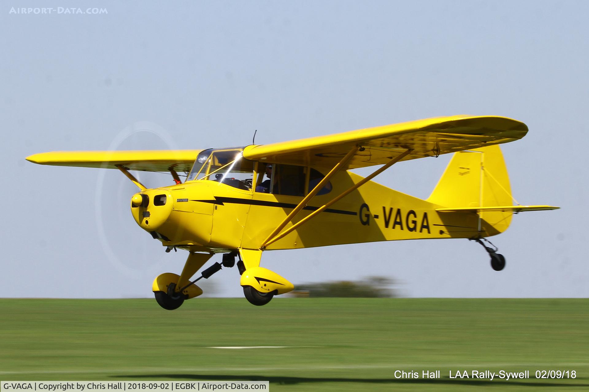 G-VAGA, 1948 Piper PA-15 Vagabond Vagabond C/N 15-248, 2018 LAA Rally, Sywell