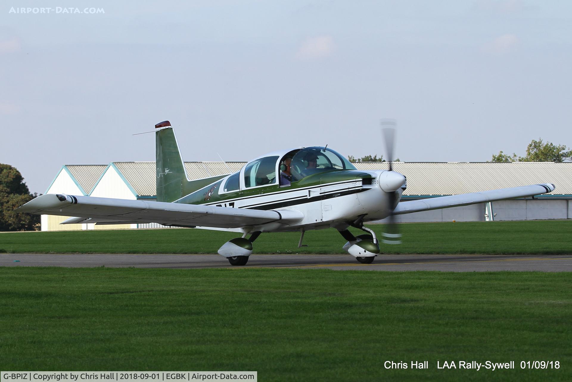 G-BPIZ, 1979 Gulfstream American AA-5B Tiger C/N AA5B-1154, 2018 LAA Rally, Sywell