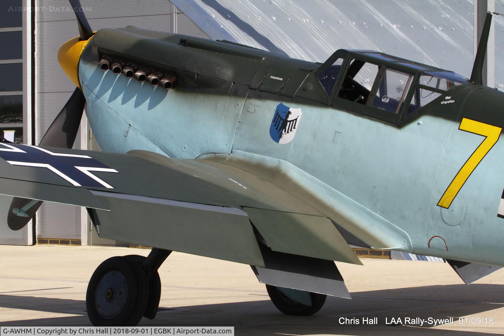 G-AWHM, 1958 Hispano HA-1112-M1L Buchon C/N 187, 2018 LAA Rally, Sywell