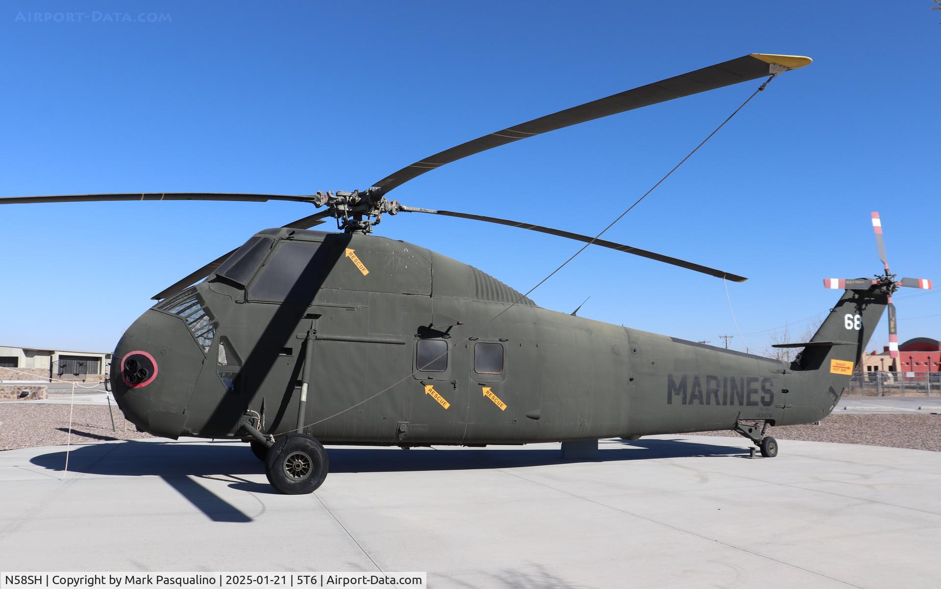 N58SH, Sikorsky UH-34G C/N 138490, Sikorsky UH-34G displayed as 143474 but was 138490