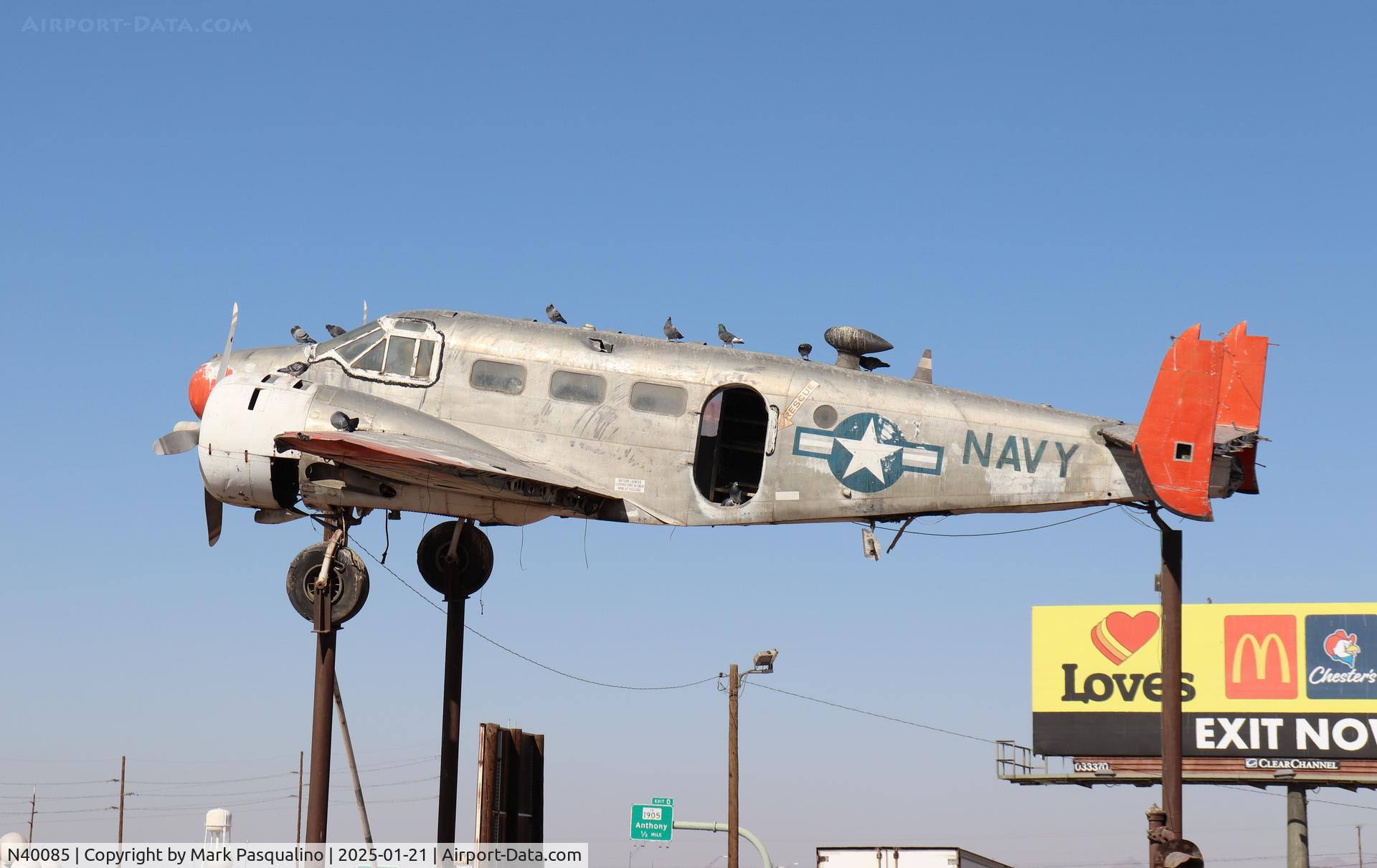 N40085, 1944 Beech UC-45J Expeditor C/N 51104 (6227), Beech UC-45J