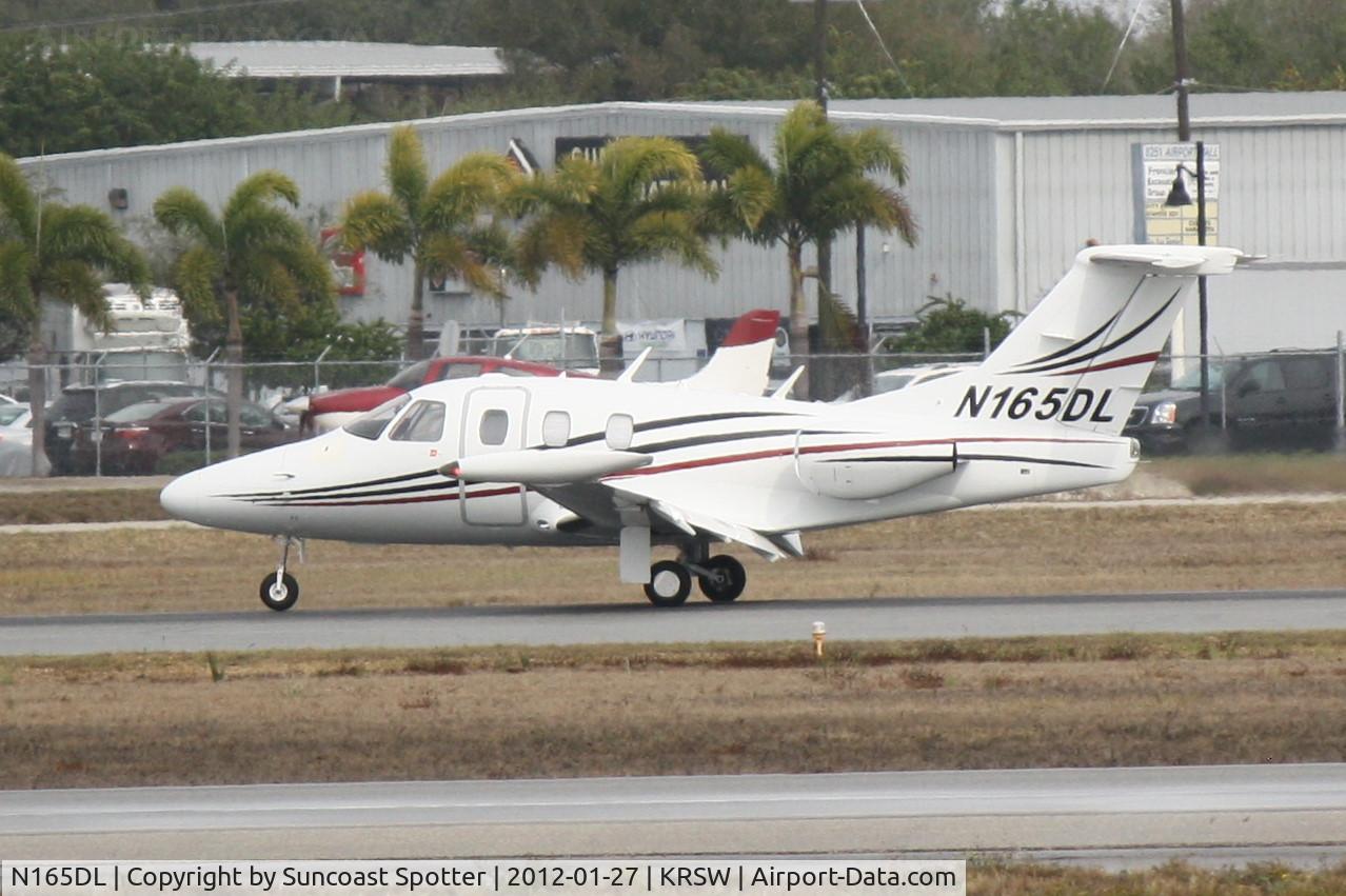 N165DL, 2008 Eclipse Aviation Corp EA500 C/N 000218, N165DL departs Runway 32 at Sarasota-Bradenton International Airport