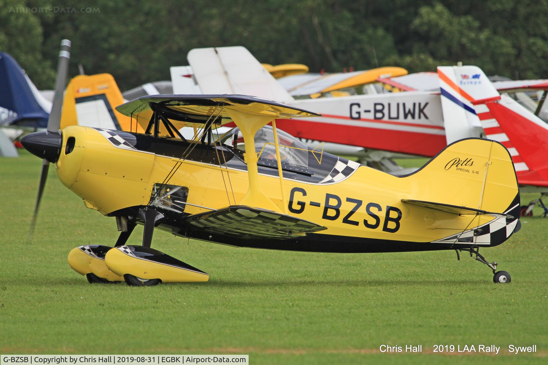 G-BZSB, 2001 Pitts S-1S Special C/N PFA 009-13697, 2019 LAA Rally, Sywell