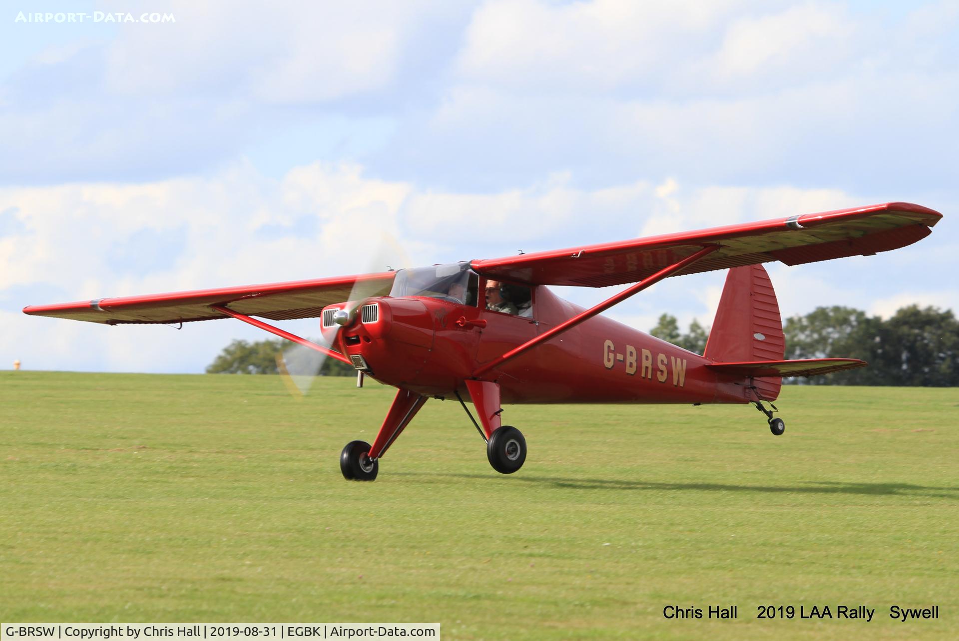 G-BRSW, 1946 Luscombe 8A C/N 3249, 2019 LAA Rally, Sywell