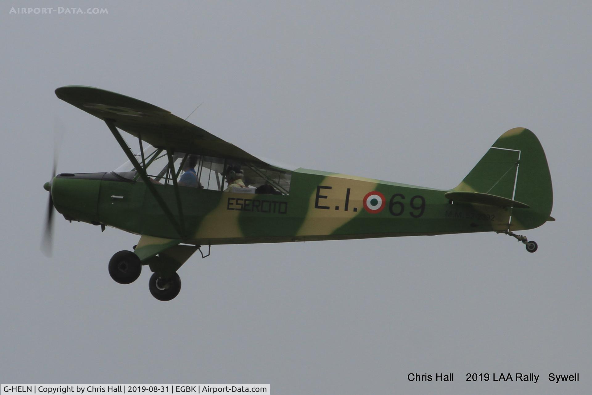 G-HELN, 1958 Piper L-21B Super Cub (PA-18-135) C/N 18-3400, 2019 LAA Rally, Sywell