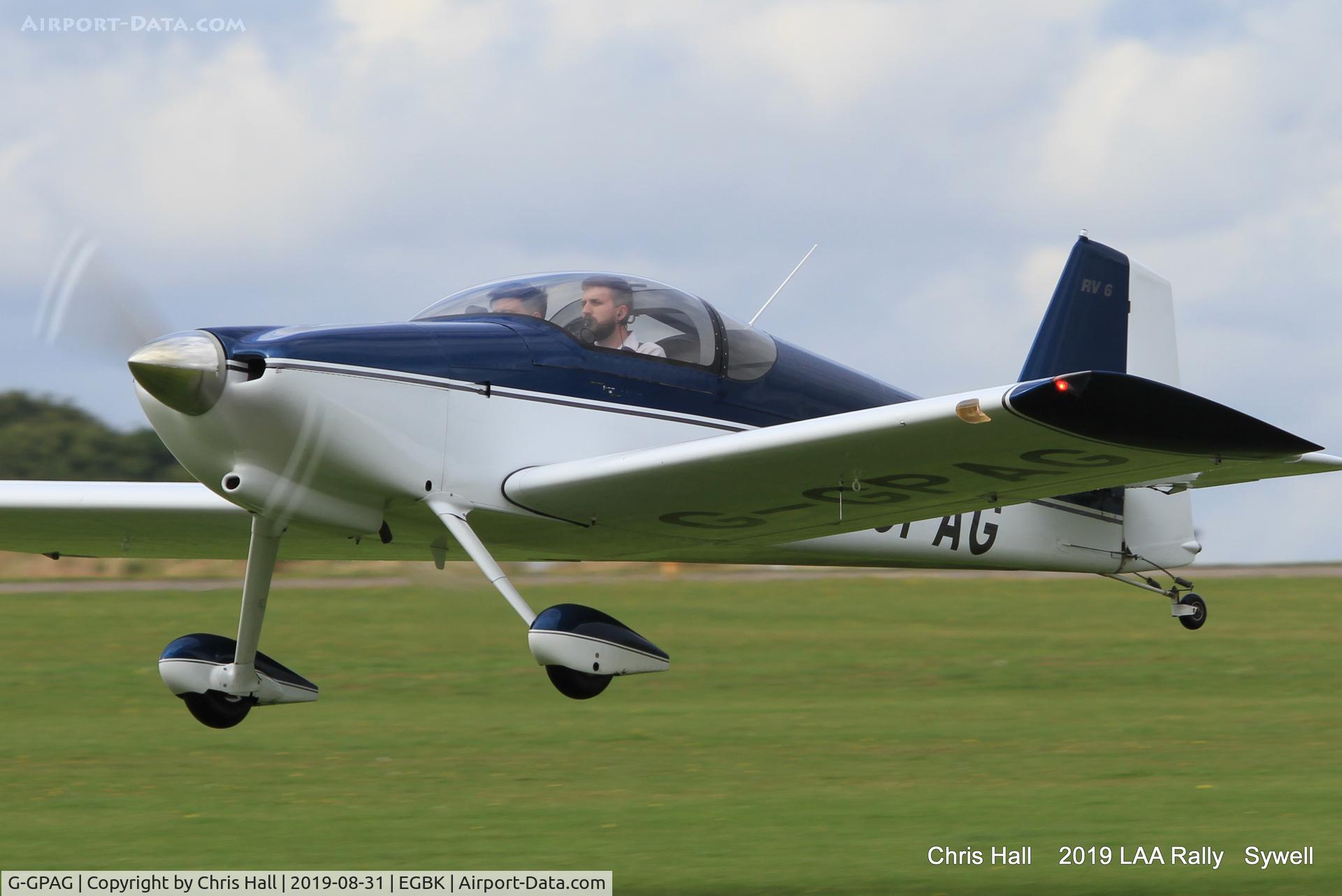 G-GPAG, 2002 Vans RV-6 C/N PFA 181A-13306, 2019 LAA Rally, Sywell