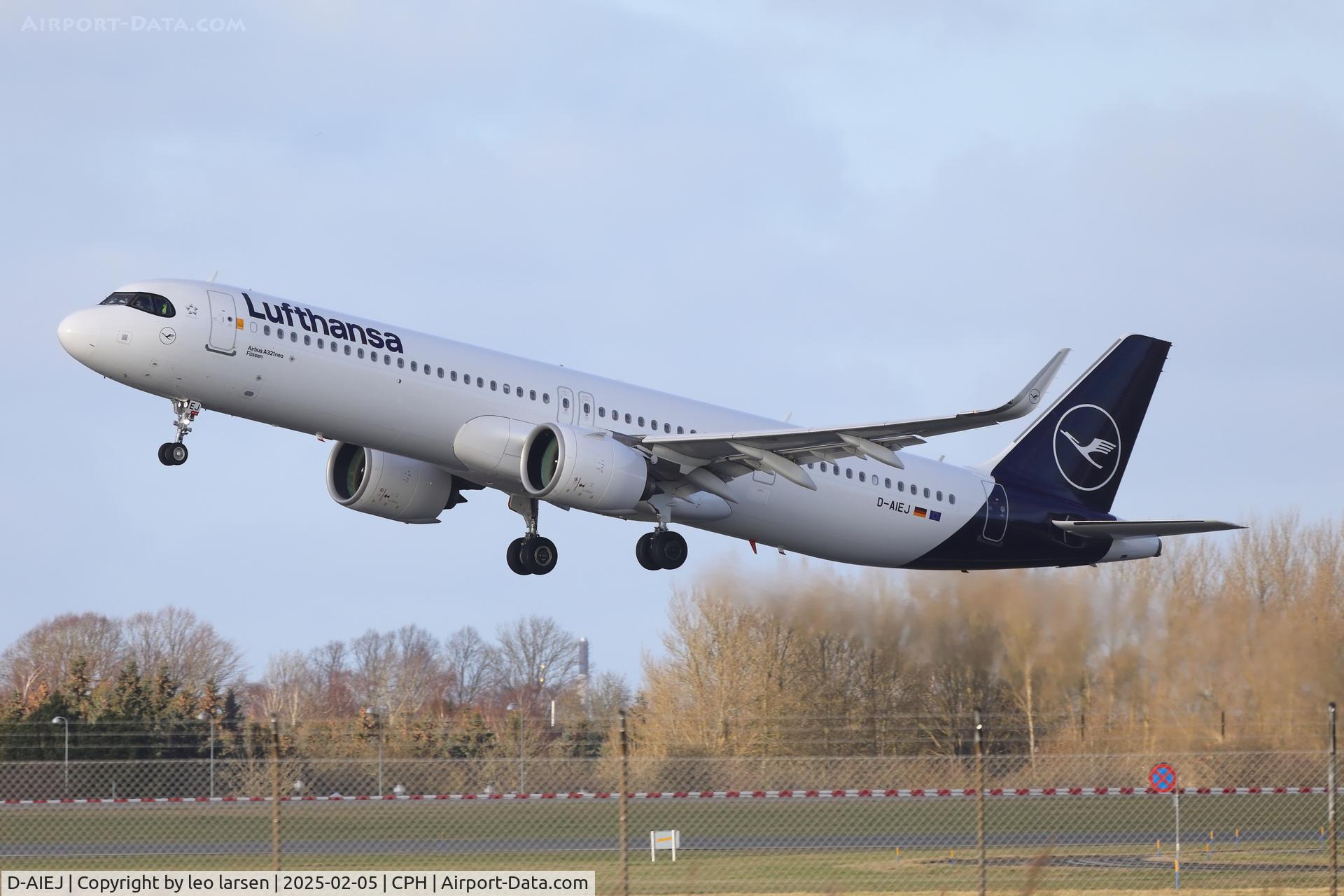 D-AIEJ, 2021 Airbus A321-271 NX C/N 10340, Copenhagen 5.2.2025