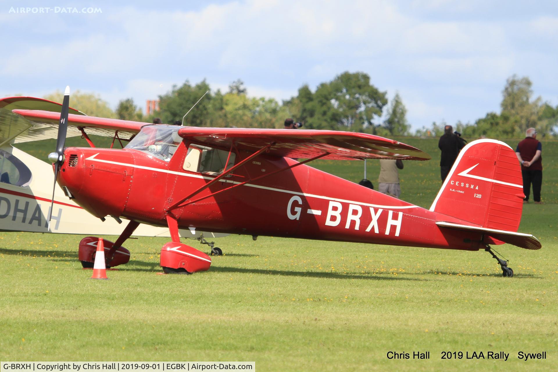 G-BRXH, 1946 Cessna 120 C/N 10462, 2019 LAA Rally, Sywell