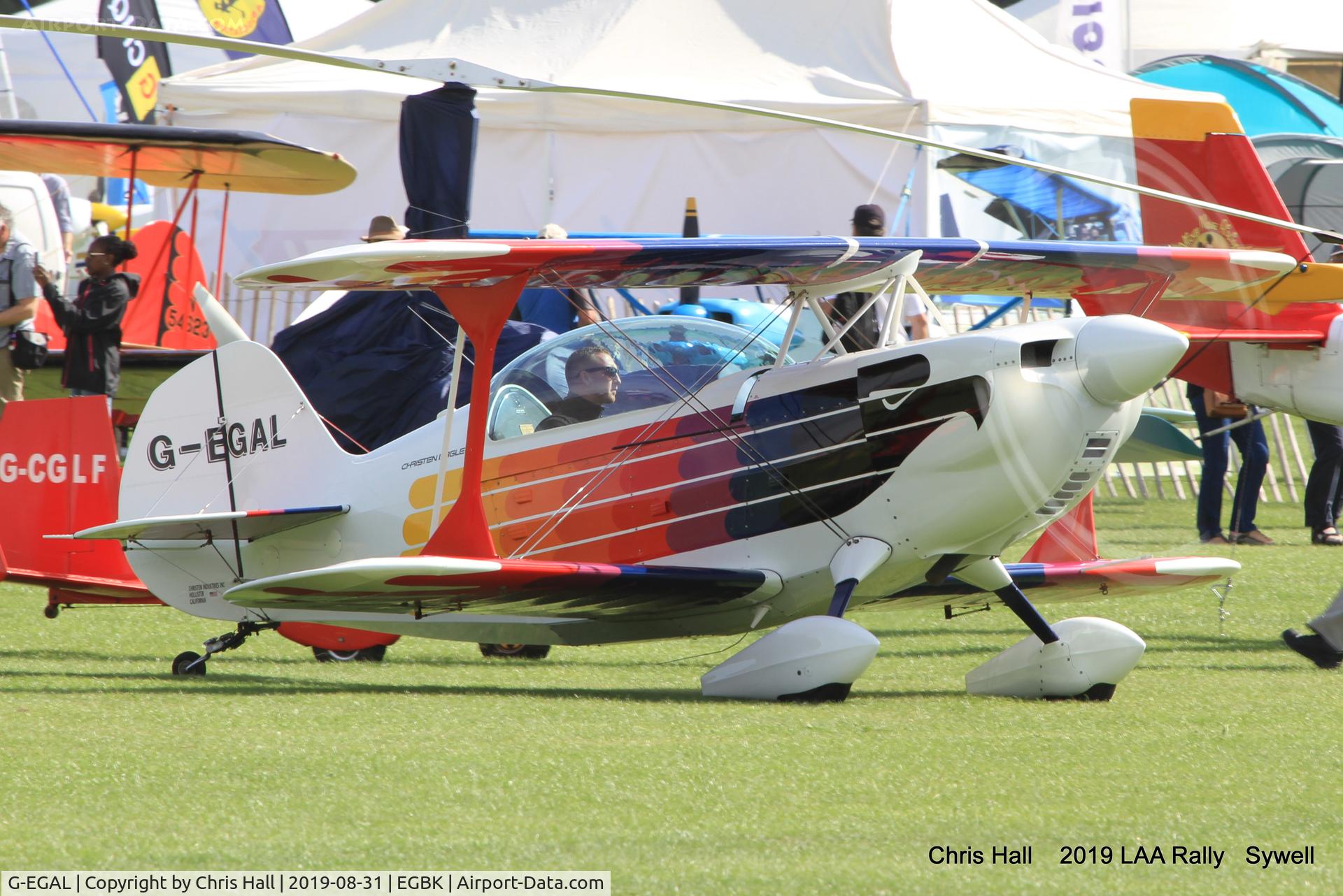 G-EGAL, 1995 Christen Eagle II C/N 0042-86, 2019 LAA Rally, Sywell