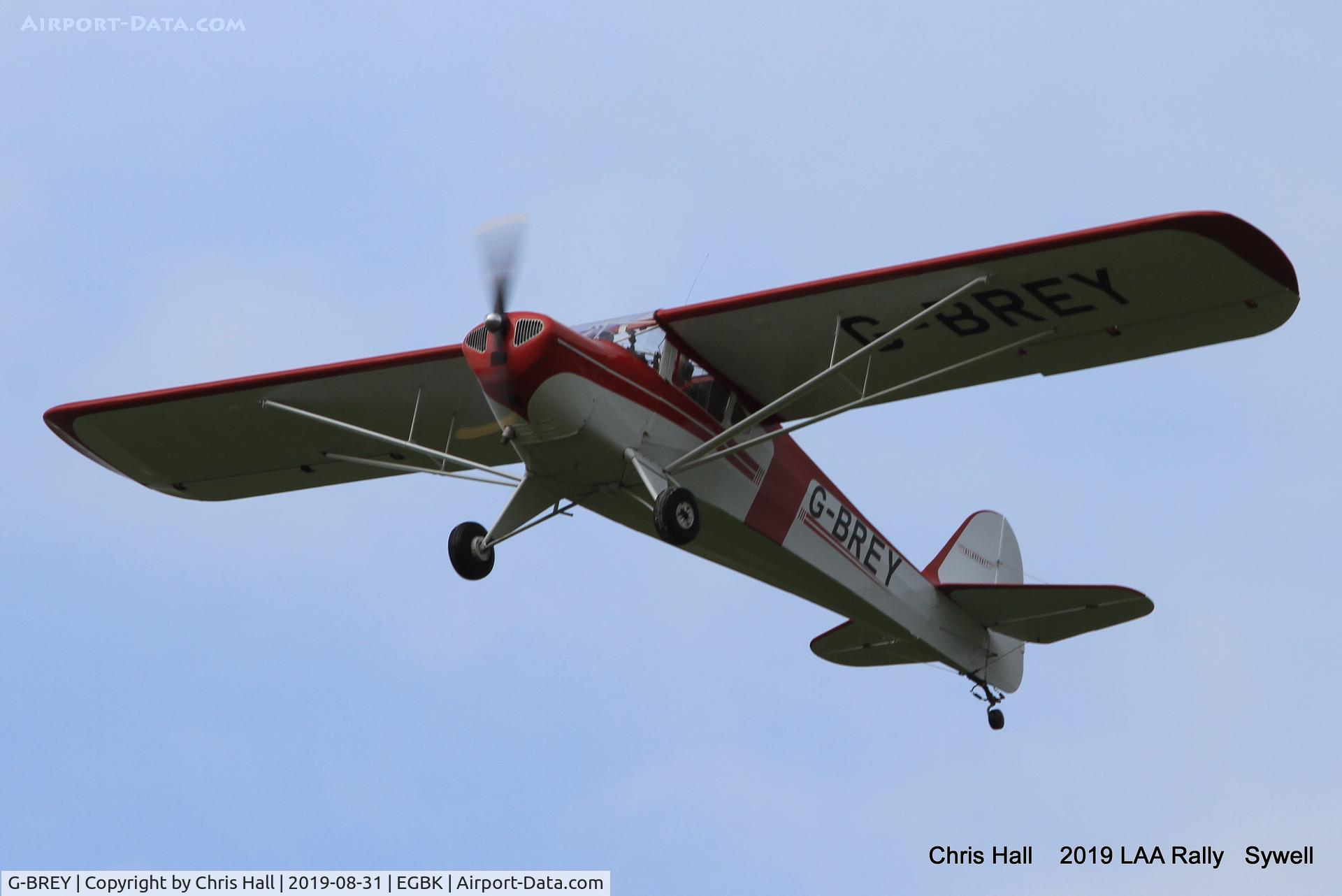 G-BREY, 1946 Taylorcraft BC-12D Twosome C/N 7299, 2019 LAA Rally, Sywell
