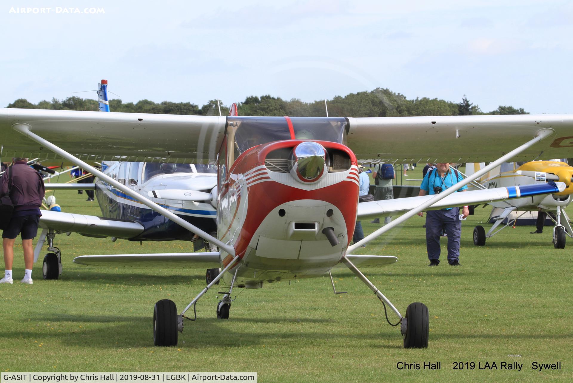 G-ASIT, 1956 Cessna 180 C/N 32567, 2019 LAA Rally, Sywell