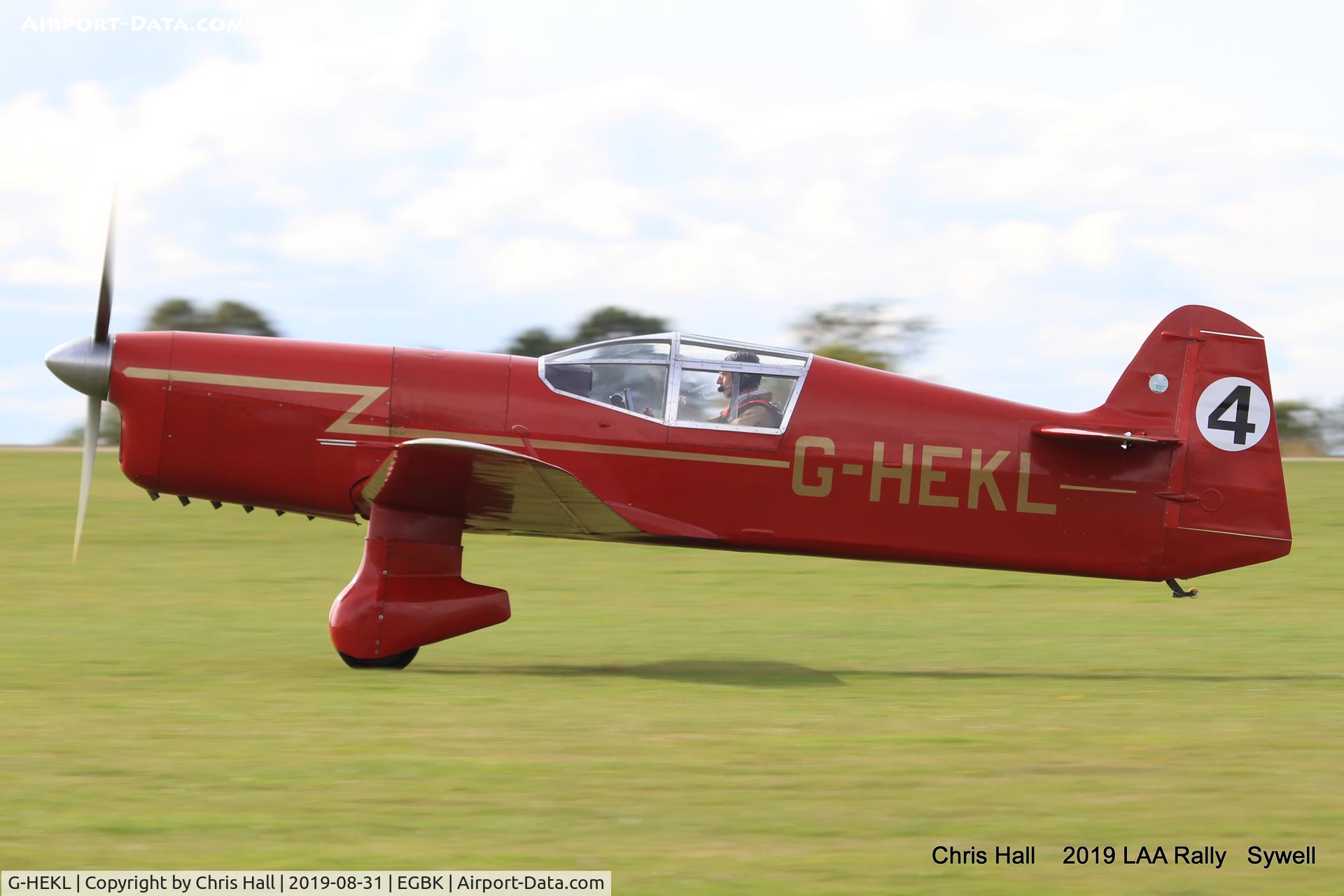 G-HEKL, 2008 Percival Mew Gull replica C/N PFA 013-14759, 2019 LAA Rally, Sywell